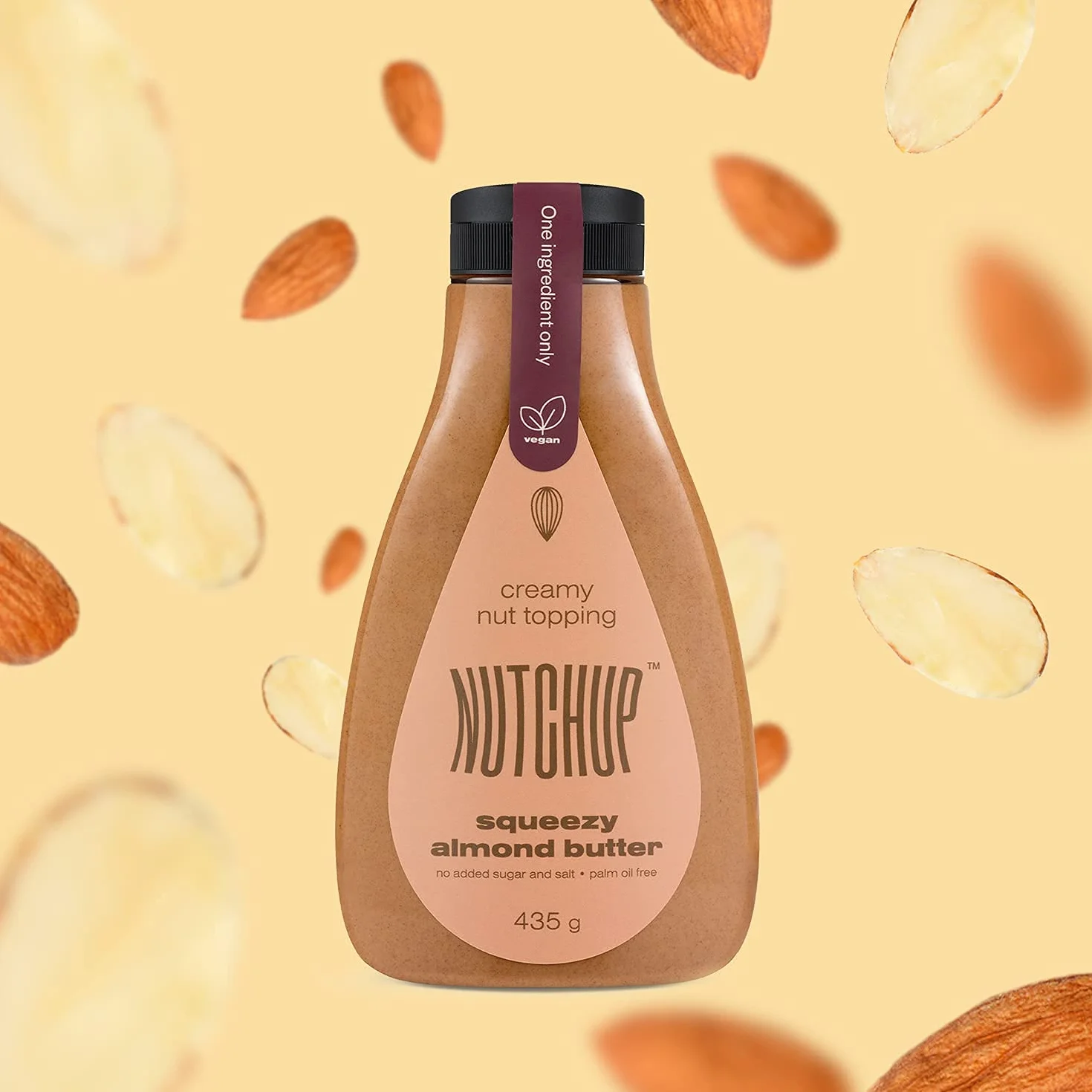 NUTCHUP Kremowa polewa migdałowa masło migdałowe 435g