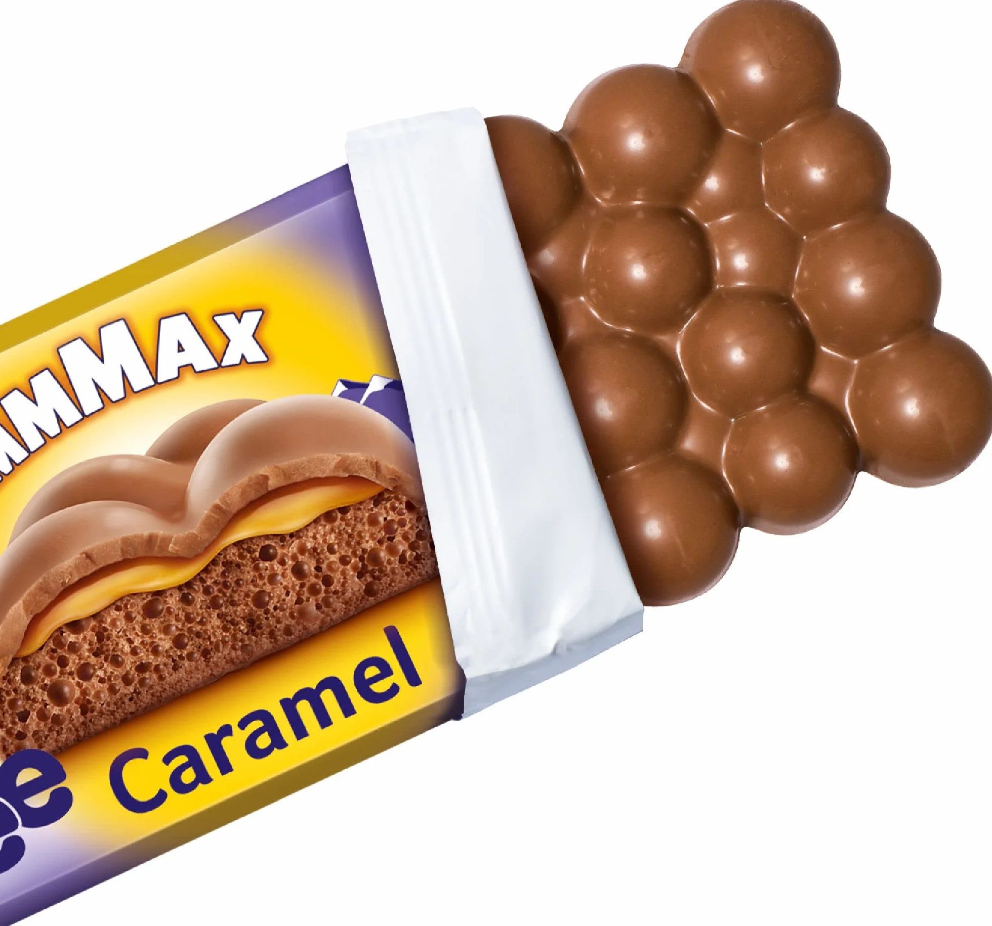Milka Mmmax Czekolada mleczna Bubbly Caramel 250g