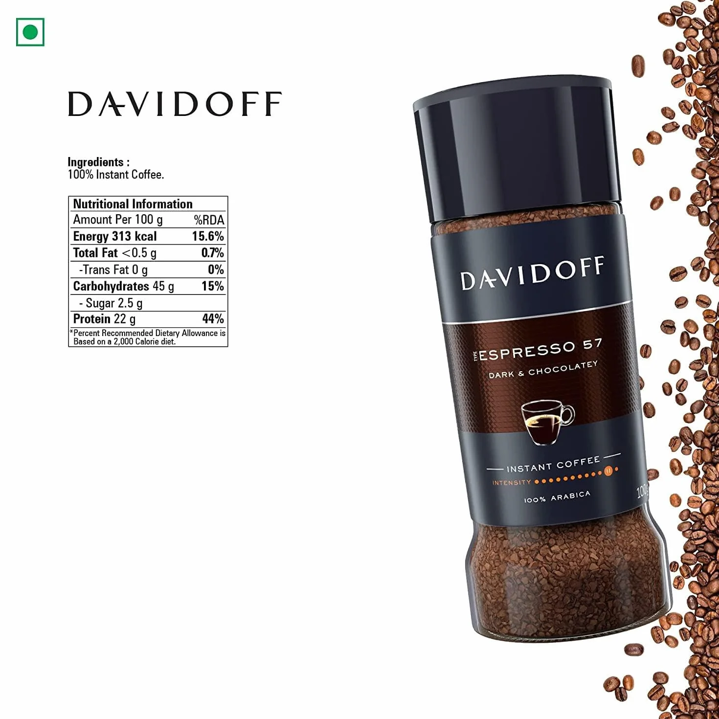 Davidoff Espresso 57 Kawa Instant 100g