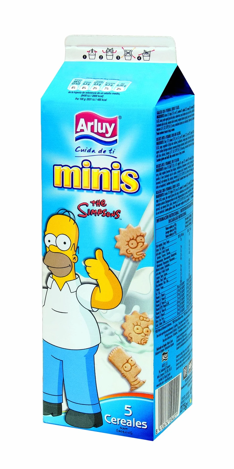 Arurui Simpsons Mini Zwieback wanilia
