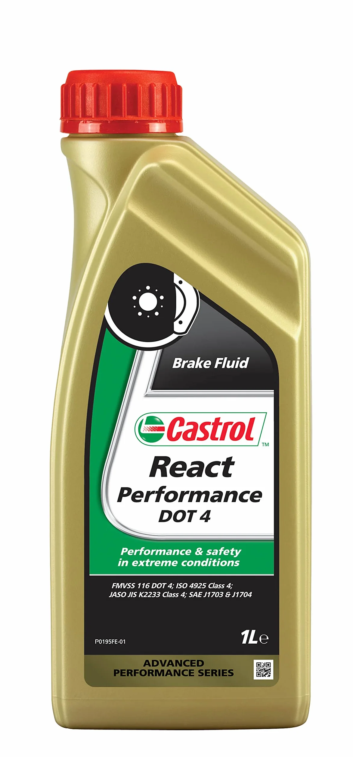 Castrol REACT PERFORMANCE DOT 4, 1 litr