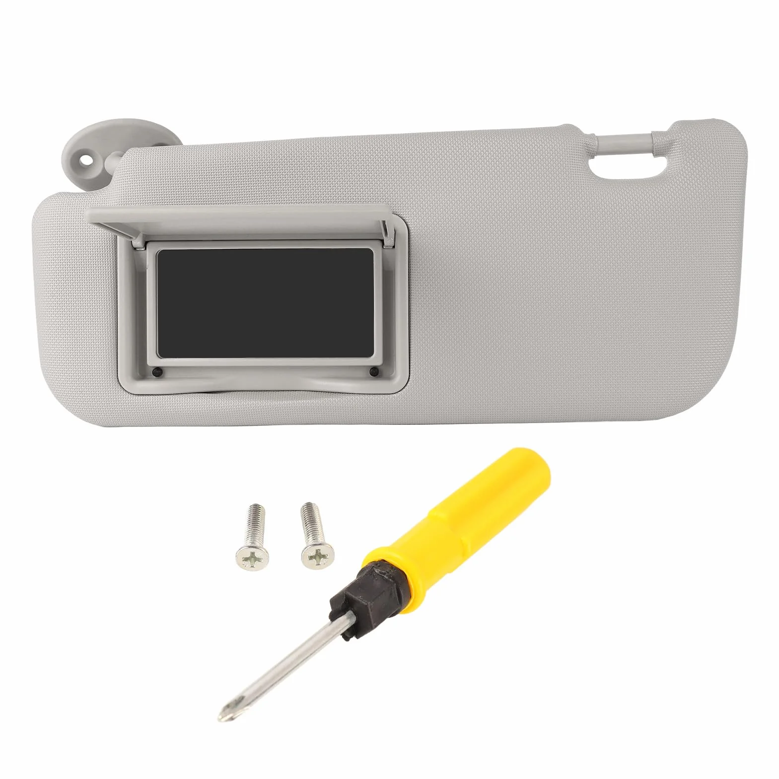 FILFEEL Słońce Visor for Car, Pvc Sun Visor Car Sun ze śrubami do Samochodu（For Toyota Corolla E170/E180 2014-2019,Part #74320-02B21-B0）