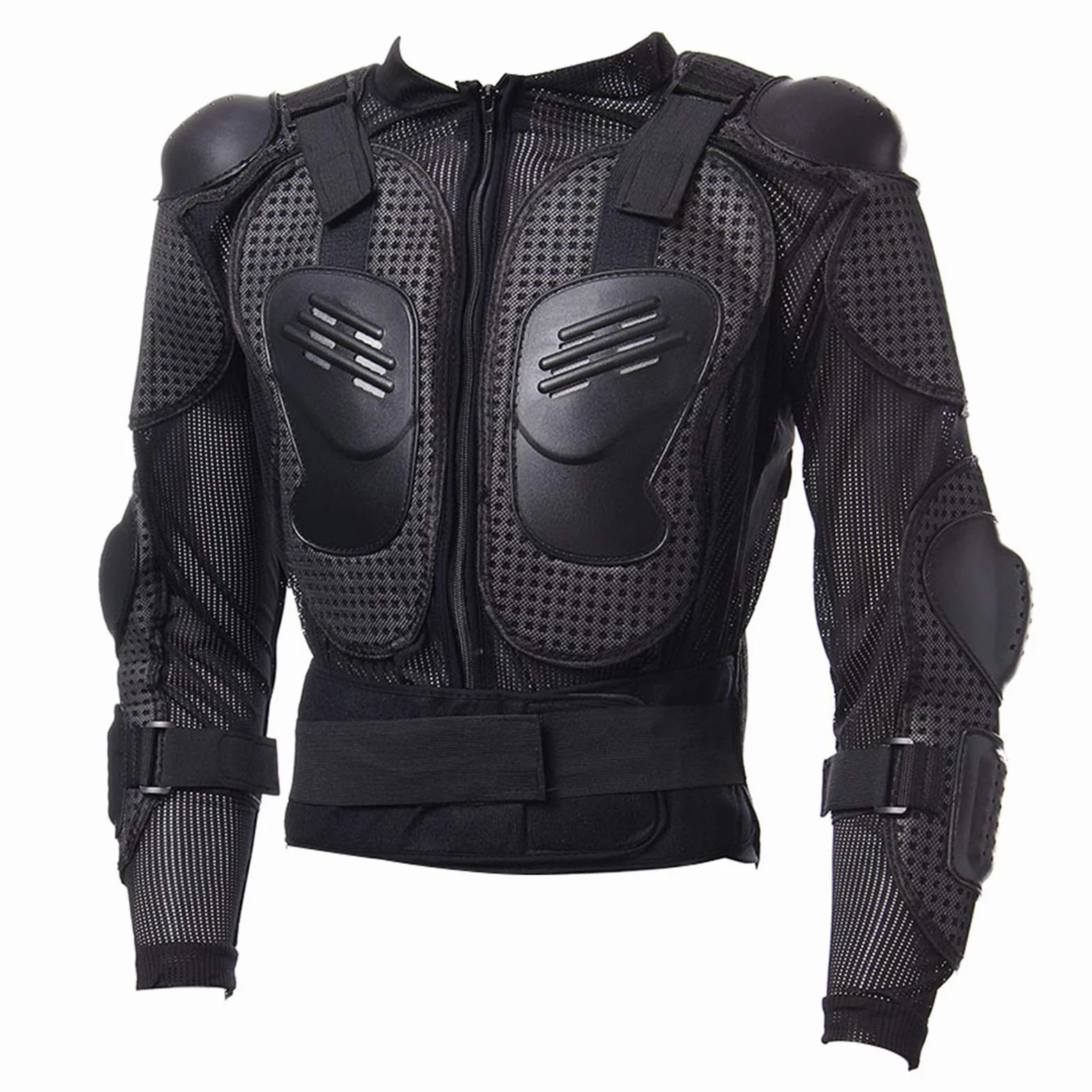 Kurtka Ochronna Motocyklowa Pełna Obrońca Pancerz Wyścigowe Wyścigowe Pvc Eva Motocross Kręgosłup Koszulka Motocroska Motocrossowa (XL)