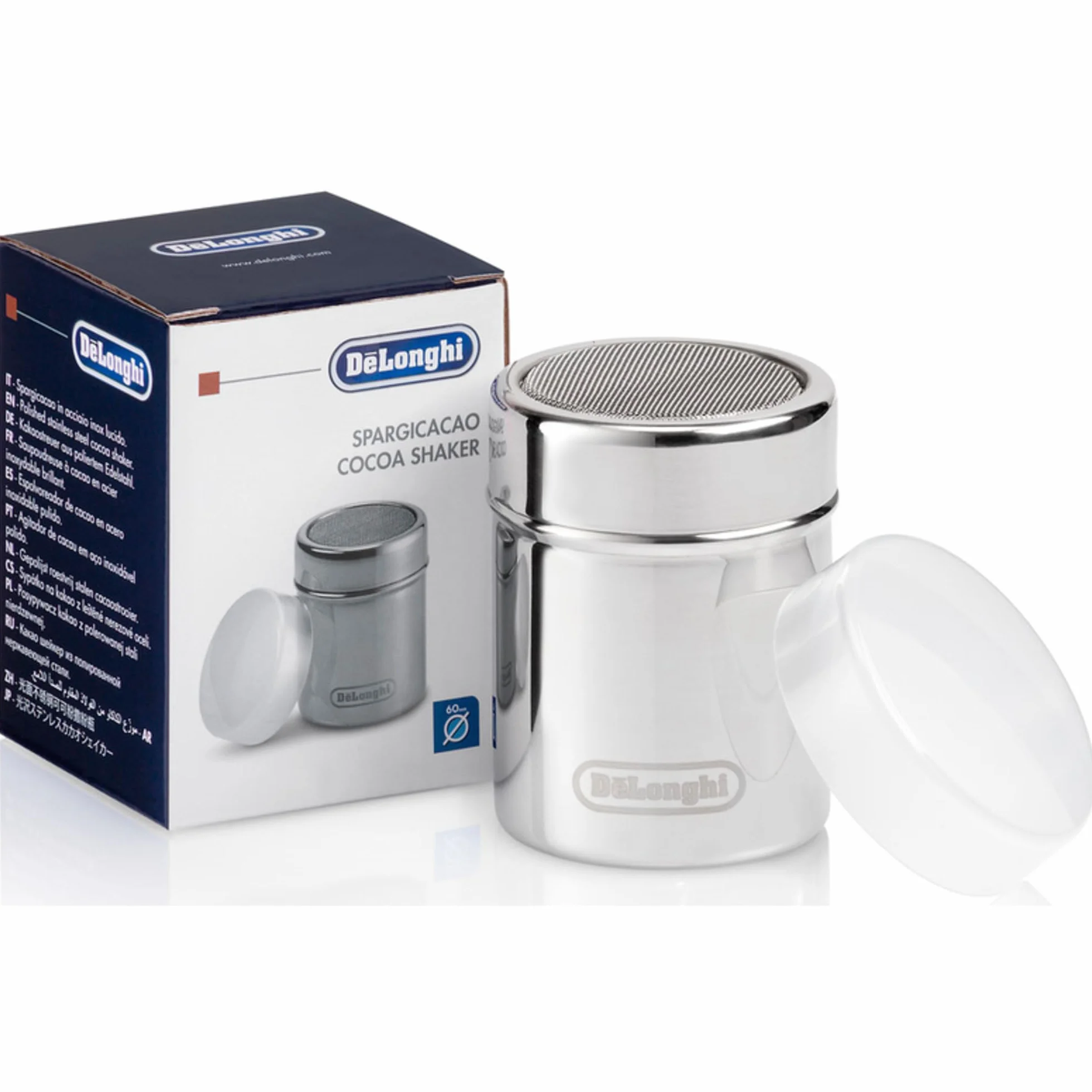 De'Longhi DLSC061 pojemnik do kakao ze stali nierdzewnej 175 ml srebrny