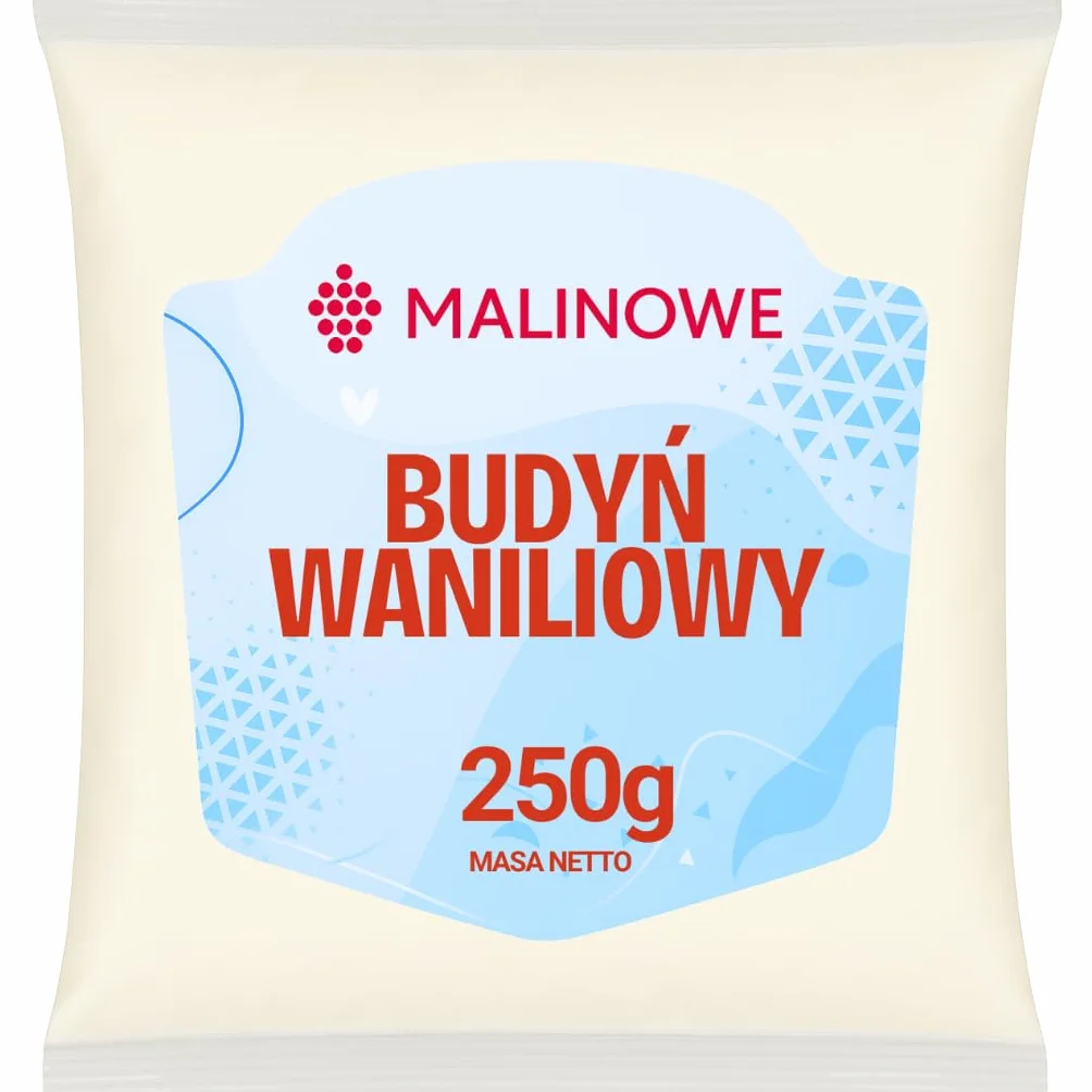 Malinowe BUDYŃ WANILIOWY 250g W Proszku Doskonały Premium