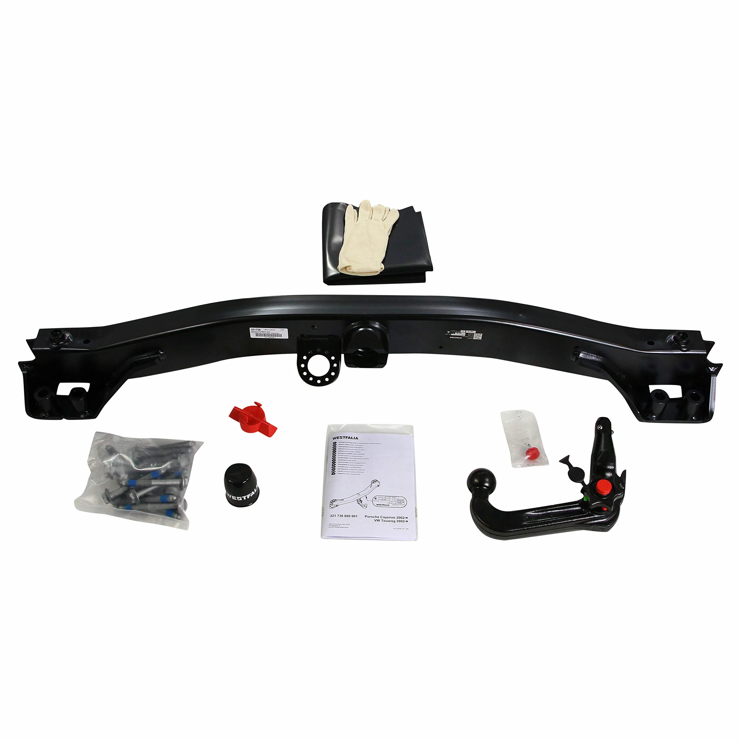 Westfalia-Automotive Wypinany Hak Holowniczy do VW Touareg, Porsche Cayenne (11/2002-10/2017)