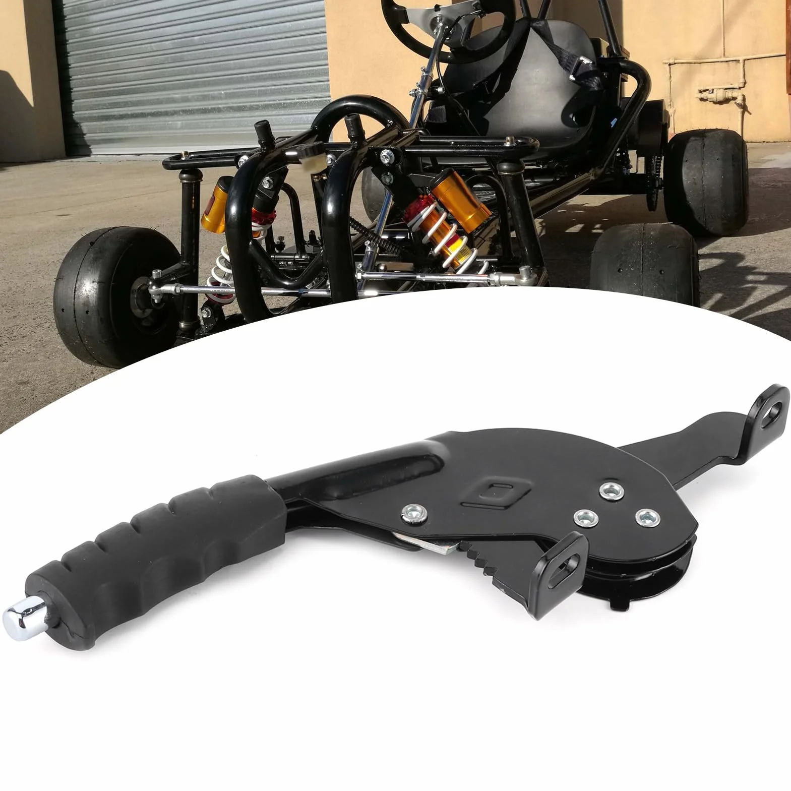 Dźwignia hamulca przedniego Qiilu, uniwersalny uchwyt dźwignia hamulca przedniego hamulec ręczny pasuje do motocykla Kart ATV pojazd elektryczny trzeciego koła