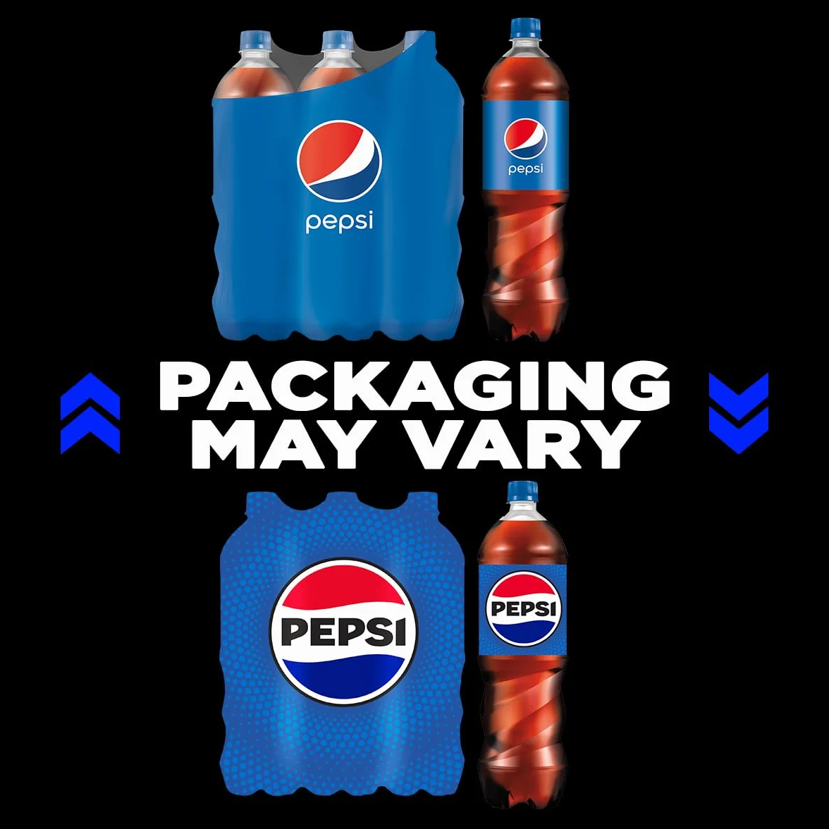 Pepsi Cola, Oryginalny produkt firmy Pepsi, zawiera kofeinę w butelkach ze 100% materiału pochodzącego z recyklingu, jednorazowy (6 x 1,5 l)
