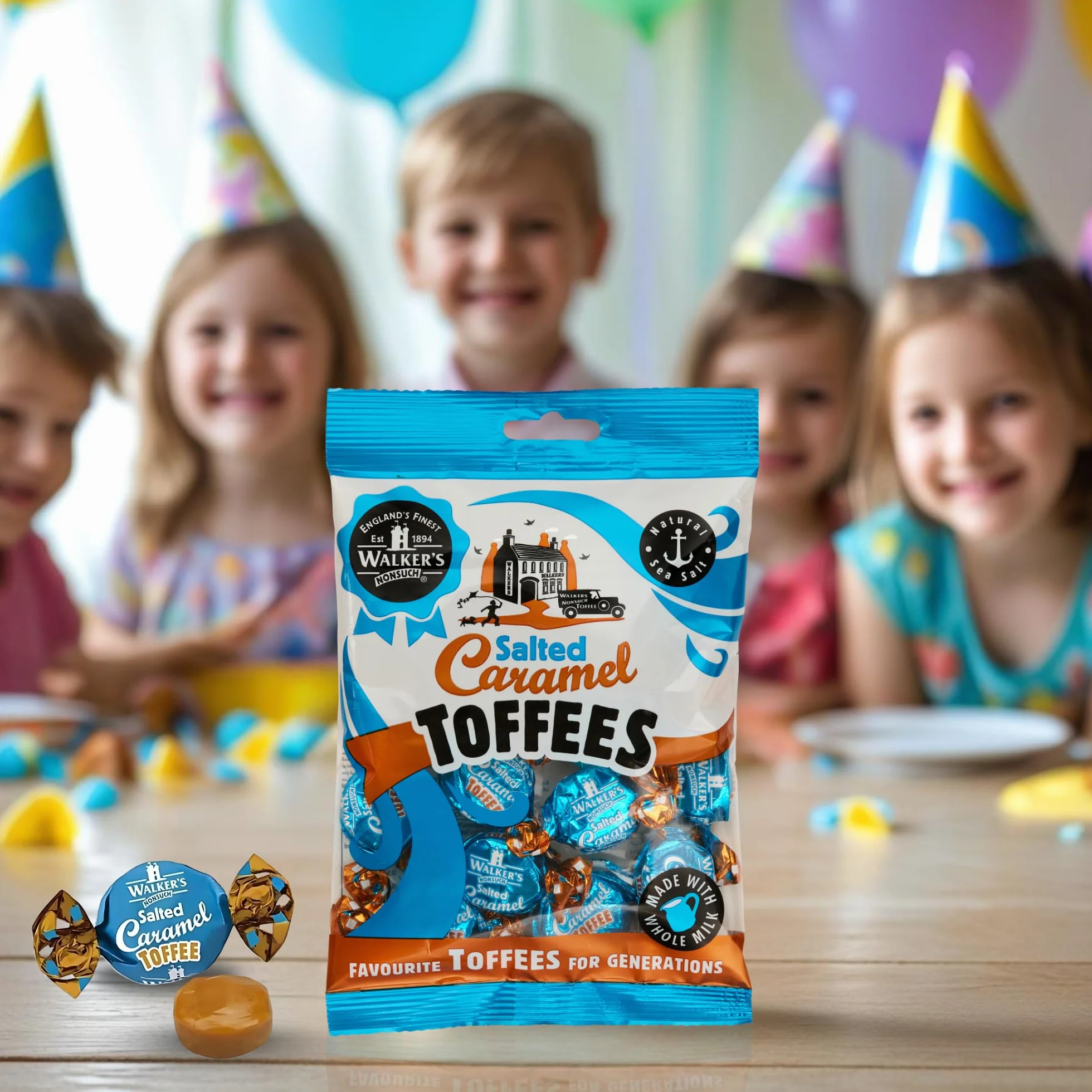 Walkers Salted Caramel Toffees 150 g