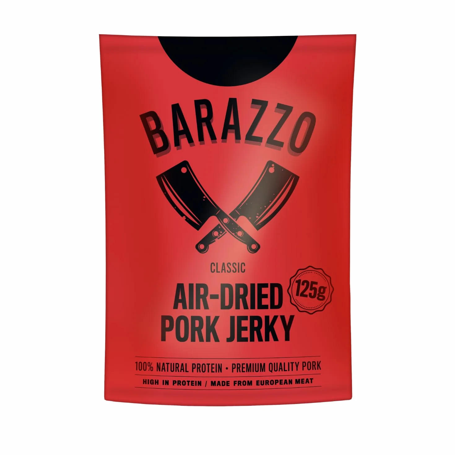 Barazzo Pork Jerky Classic 1 kg 2 x 500 g Suszone Mięso Beef Jerky Biltong