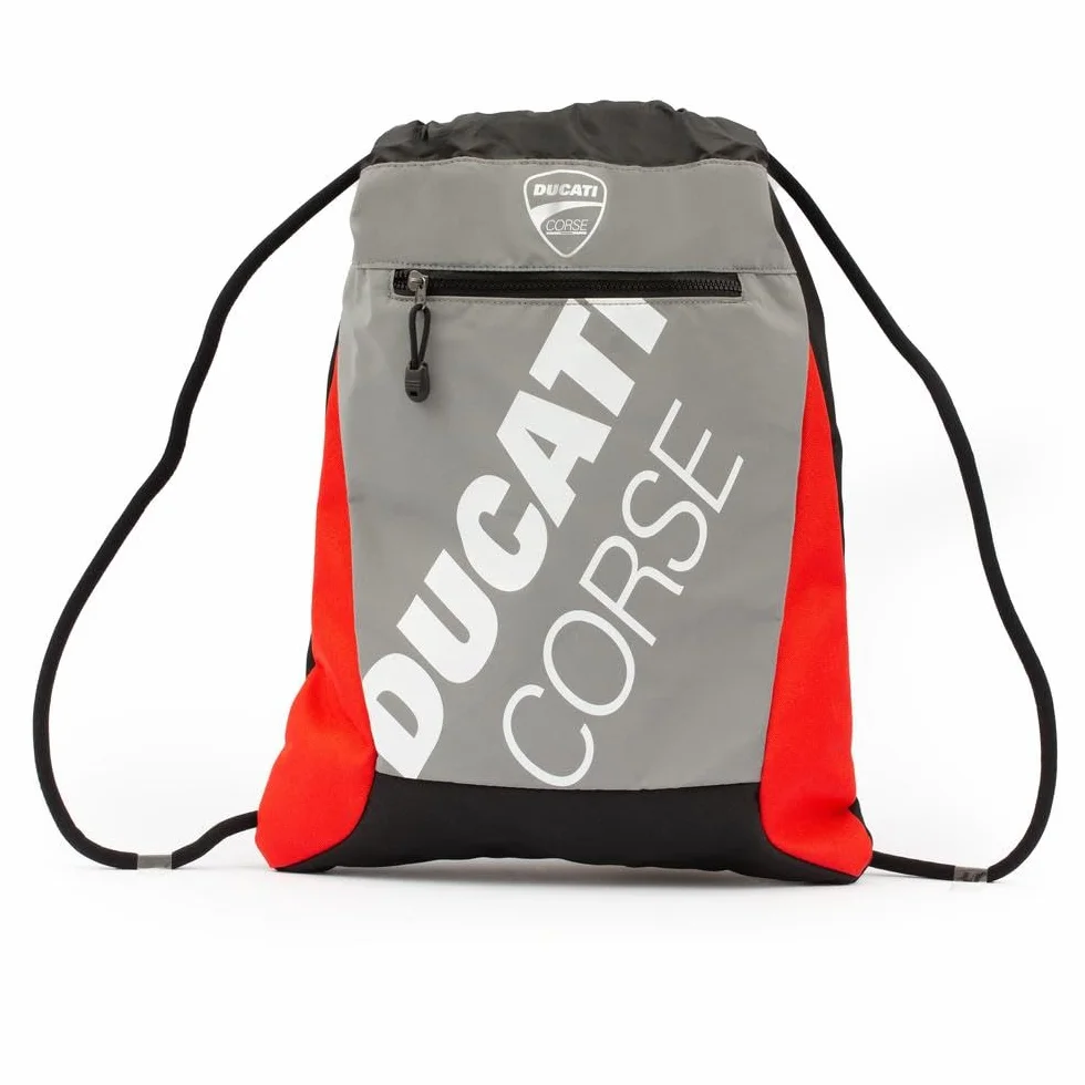 GIOCHI PREZIOSI Ducati Ducati Torba na plecak z tkaniną kataramsyjną Gruba gumowa Drukowane logo Wszechstronny design łączący funkcjonalność plecaka z wygodą torby., Czerwony, L, Casual
