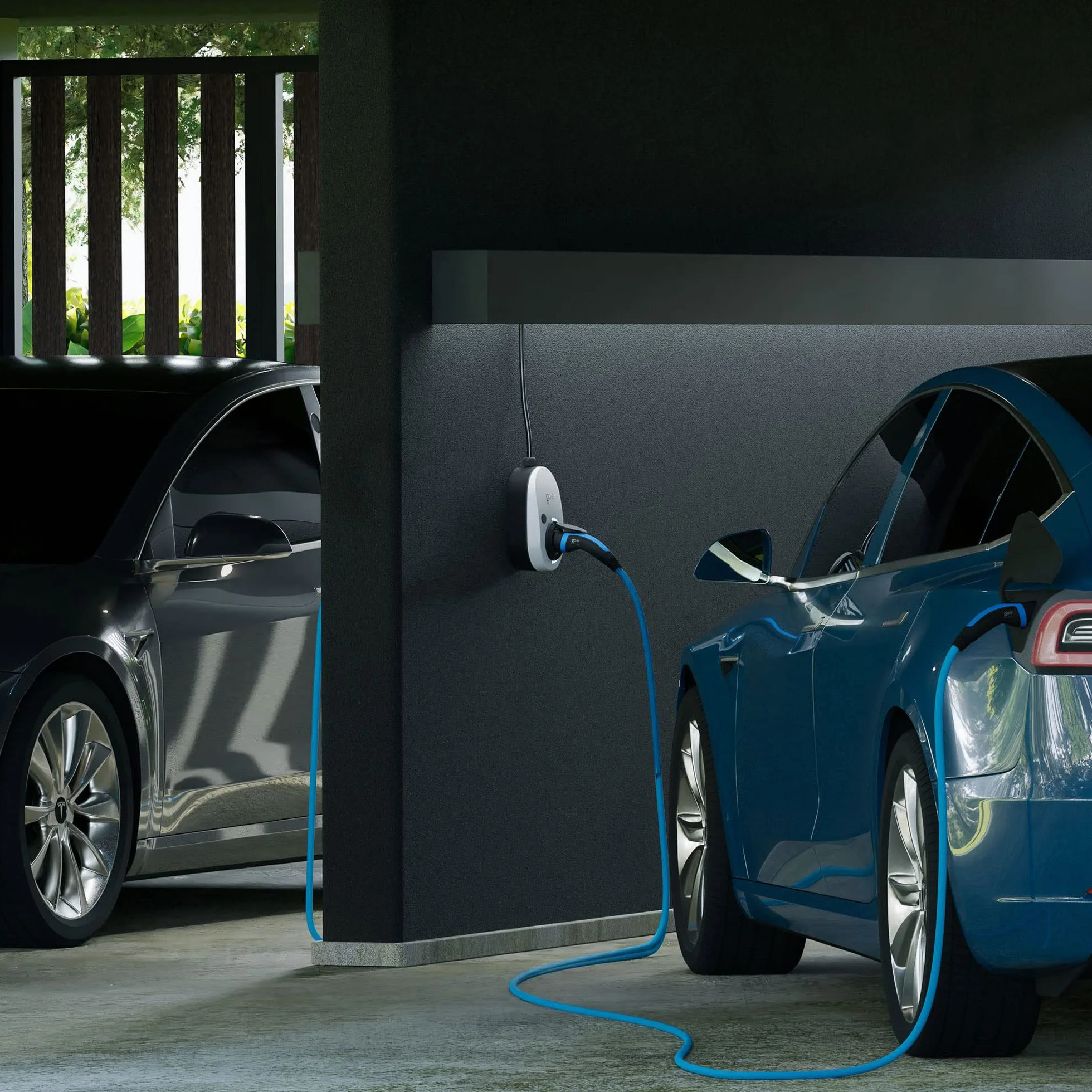 go-e Gemini 11 kW Stacja ładująca Kabel połączeniowy 1,8 m 5-żyłowe gniazdo typu 2 Prąd ładowania do 16 A WLAN RFID App
