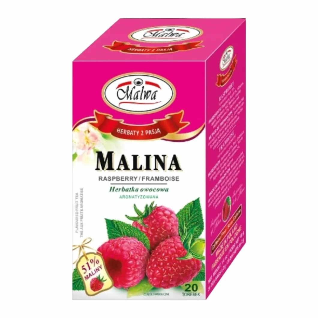 Malwa Herbata owocowa z maliną, 20 woreczków, 40 g