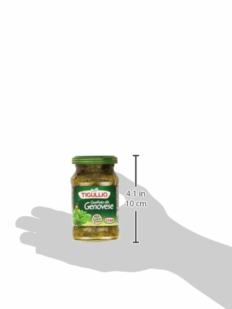 Pesto bazyliowe z czosnkiem 190g Tigullio włoskie z serem Grana Padano DOP