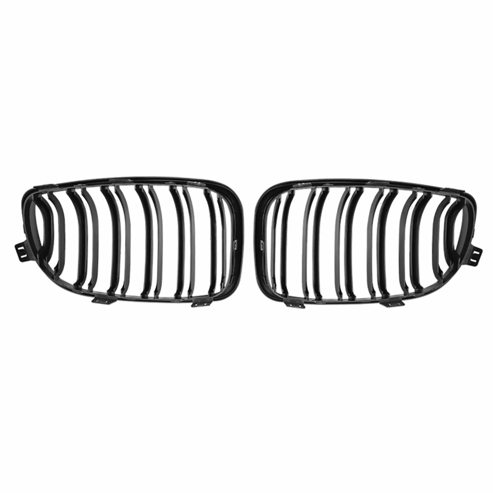 E81 E82 grill chłodnicy do BMW serii 1 E81 E82 E87 E88 120I 128I 130I 135I LCL grill 2008-2011 nerki podwójna listwa sportowa połysk czarny