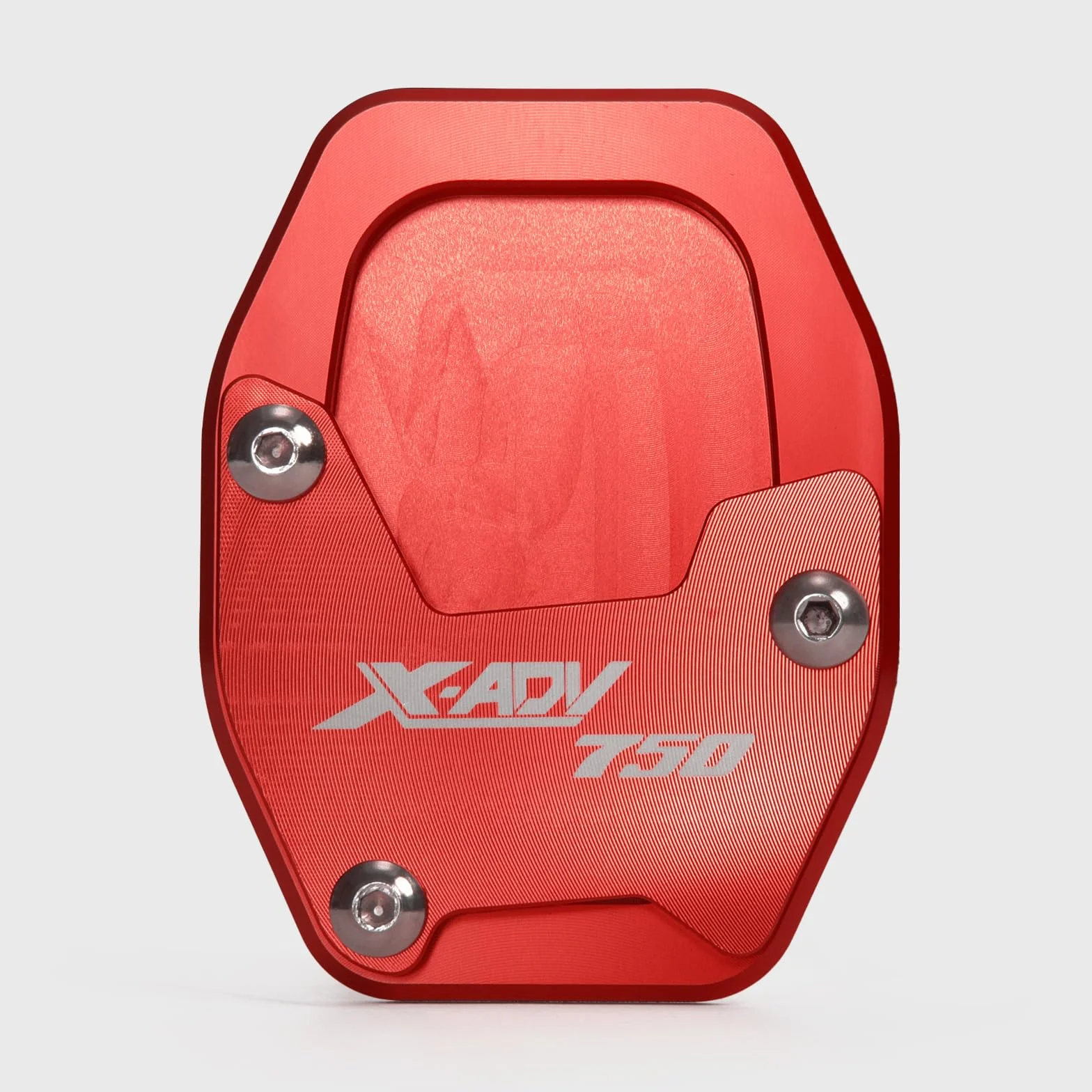 WOOGA Akcesoria motocyklowe zamiennik dla HO&N & DA X ADV X-ADV 750 XADV 750 2021 2022 2023 2024 CNC podpórka boczna, płyta przedłużająca (czerwony)