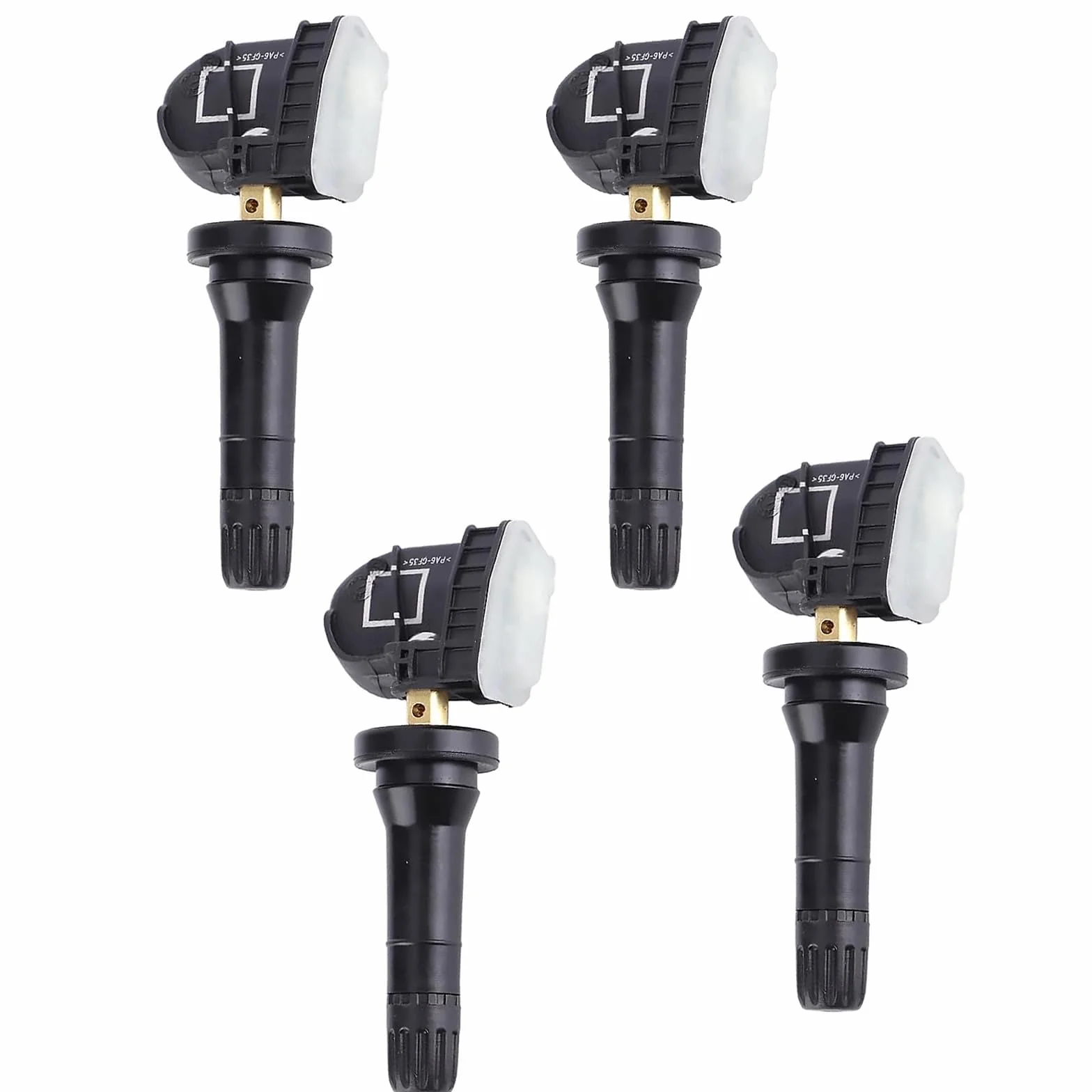 ANBOO 4 sztuki TPMS czujnik ciśnienia w oponach, system kontroli ciśnienia w oponach, czujniki RDKS, kompatybilne z Ford Focus III/C-Max II/B-Max/Kuga/Fiesta/Mondeo/Ecosport 1862980 2036832 2318530 do