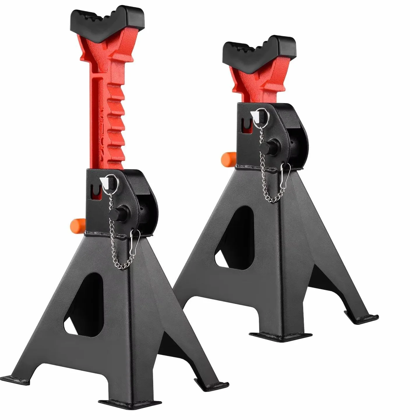 RESSER Kobyłki Warsztatowe 3T Podstawki Pod Samochód z Regulacją Zapadkową 290-430mm Zestaw 2 Sztuki