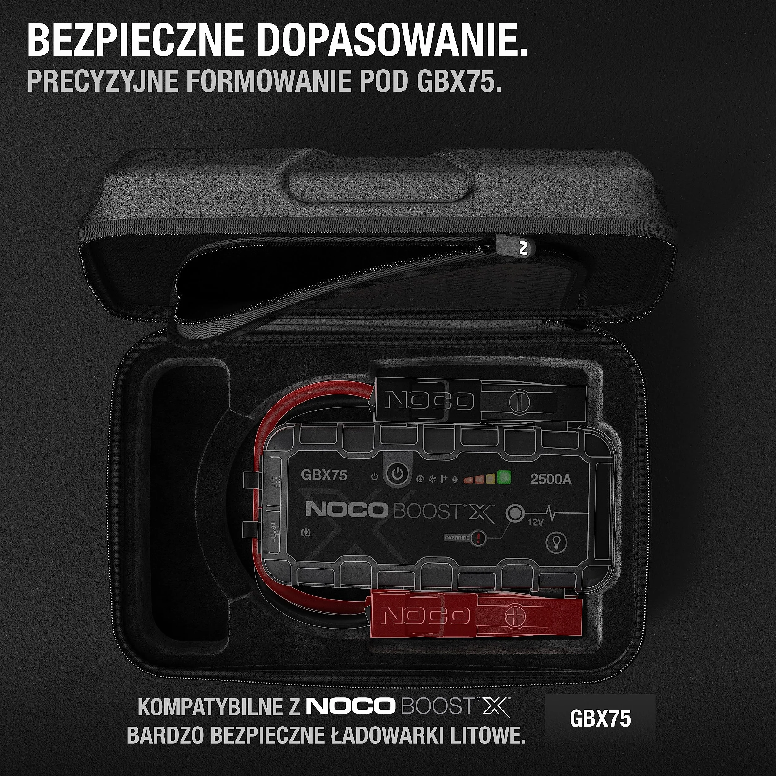 NOCO GBC103 Boost X EVA Etui ochronne na urządzenia rozruchowe GBX75 UltraSafe Lithium Jump Starter