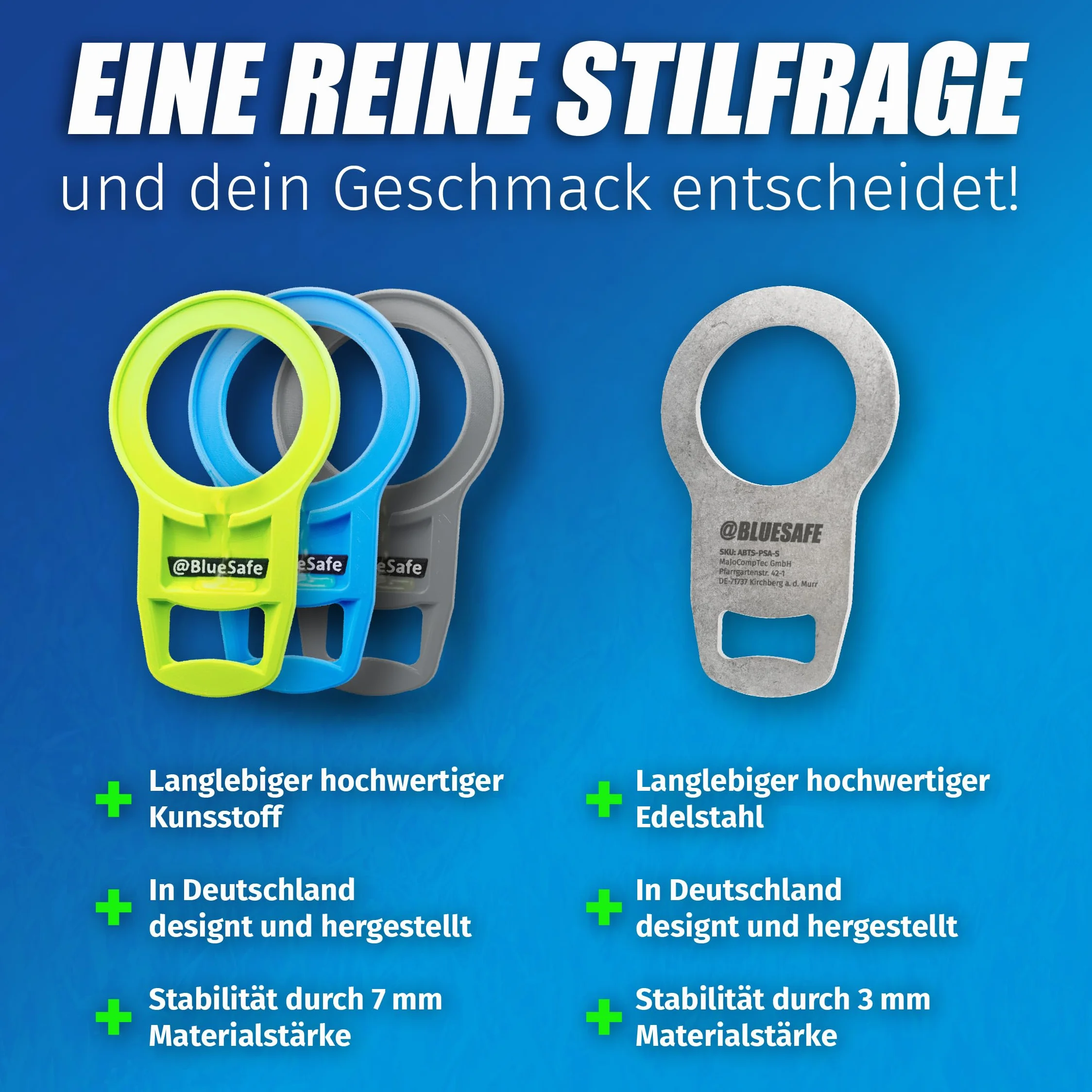 MaJoCompTec ADBLUESAFE zabezpieczenie korka wlewu paliwa AdBlue ze stali nierdzewnej Boxer Jumper Ducato