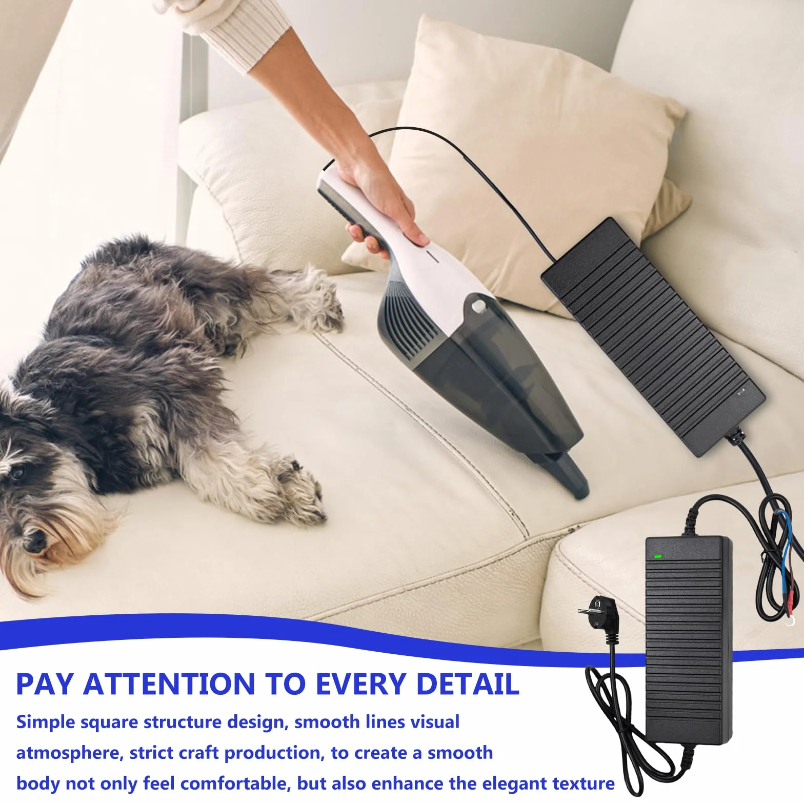 Przetwornica napięcia 230 V na 12 V, 180 W 15 A adapter sieciowy do gniazda zapalniczki samochodowej, falownik, zasilacz sieciowy EU Plug AC na DC do lodówki, wyposażenia samochodowego, pompowania
