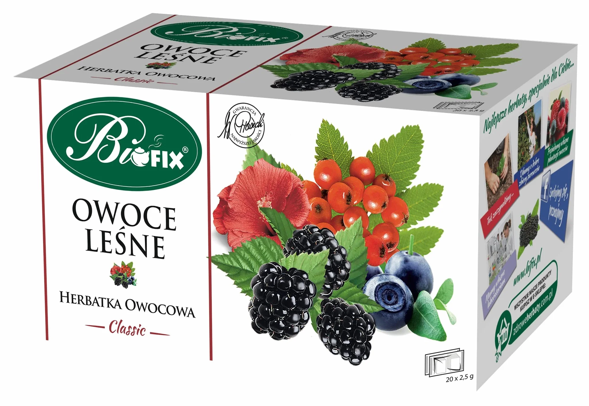 Bifix Herbata Owoce Leśne Classic 20 sztuk