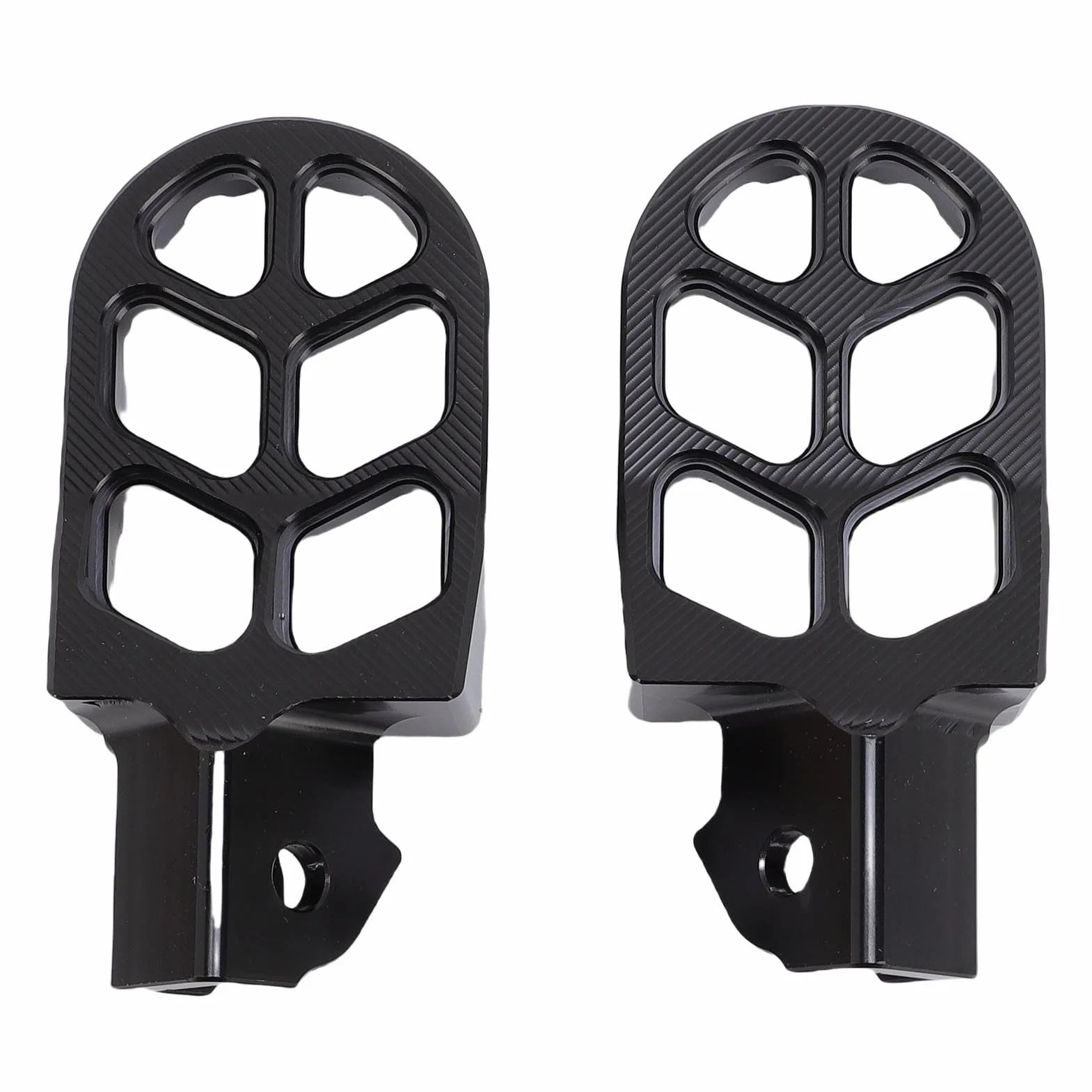 Asixxsix Dirt Bike Foot Peg, Aluminiowe Pedały Pedals Dirt Rower Footrest Wymienca Surron Light Bee X, Pedals Motorcycle Footpegs, Ulepszone Wrażenia z Jazdy (BLACK)