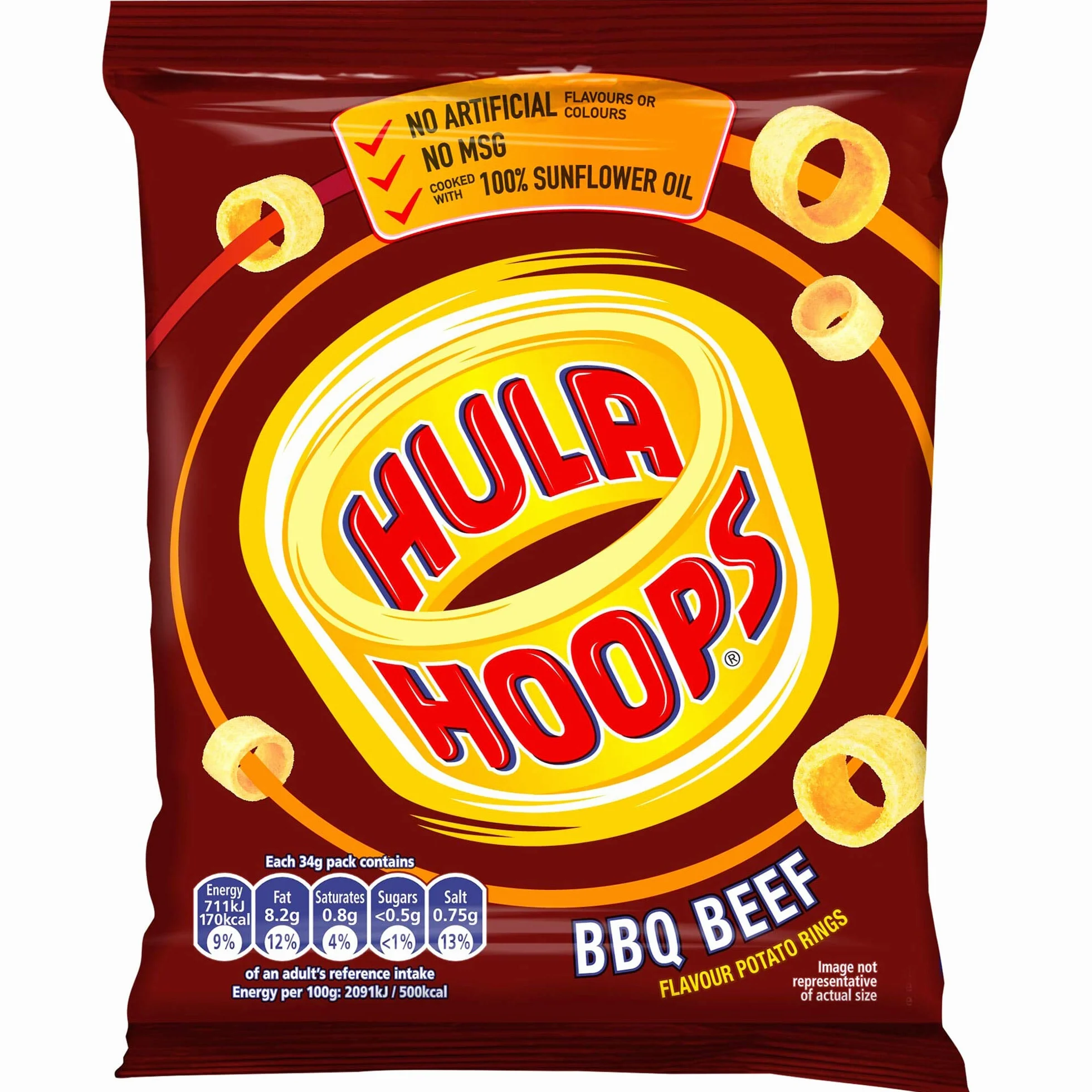 KP Hula Hoops BBQ wołowina 32 x 34 g