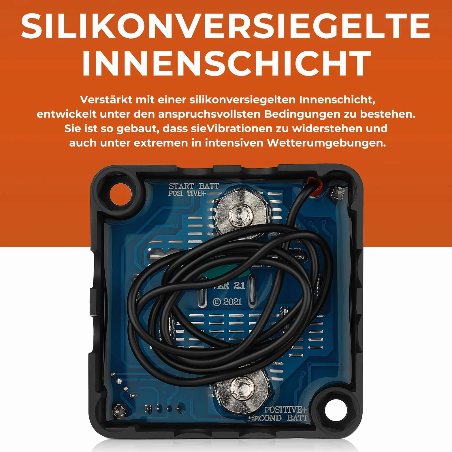 GEARMONSTER 12 V/140 A BSR w pełni automatyczny przekaźnik odłączający do akumulatora z wyświetlaczem LCD, przekaźnikiem do ładowania samochodów kempingowych, wrażliwych na napięcie, VSR Dual Battery