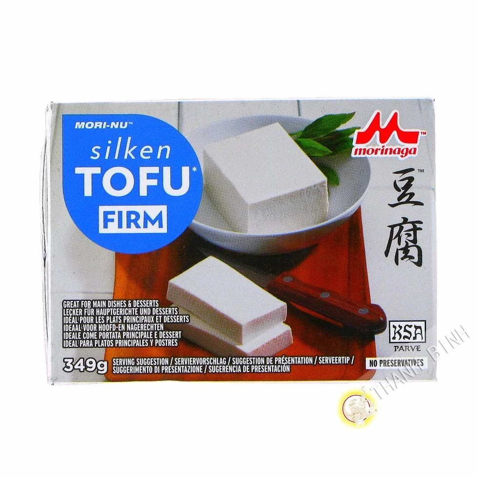 MORIGANA Blue twarde tofu 340g Japonia Pack de 3 pcs