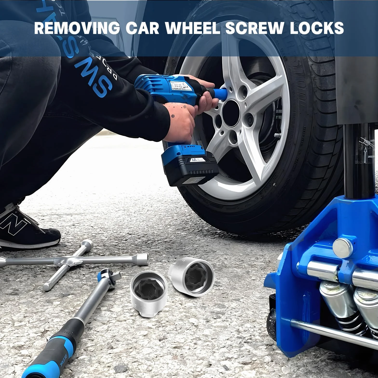 CHRI Adapter do zamka felg, 524, blokada obręczy (524)
