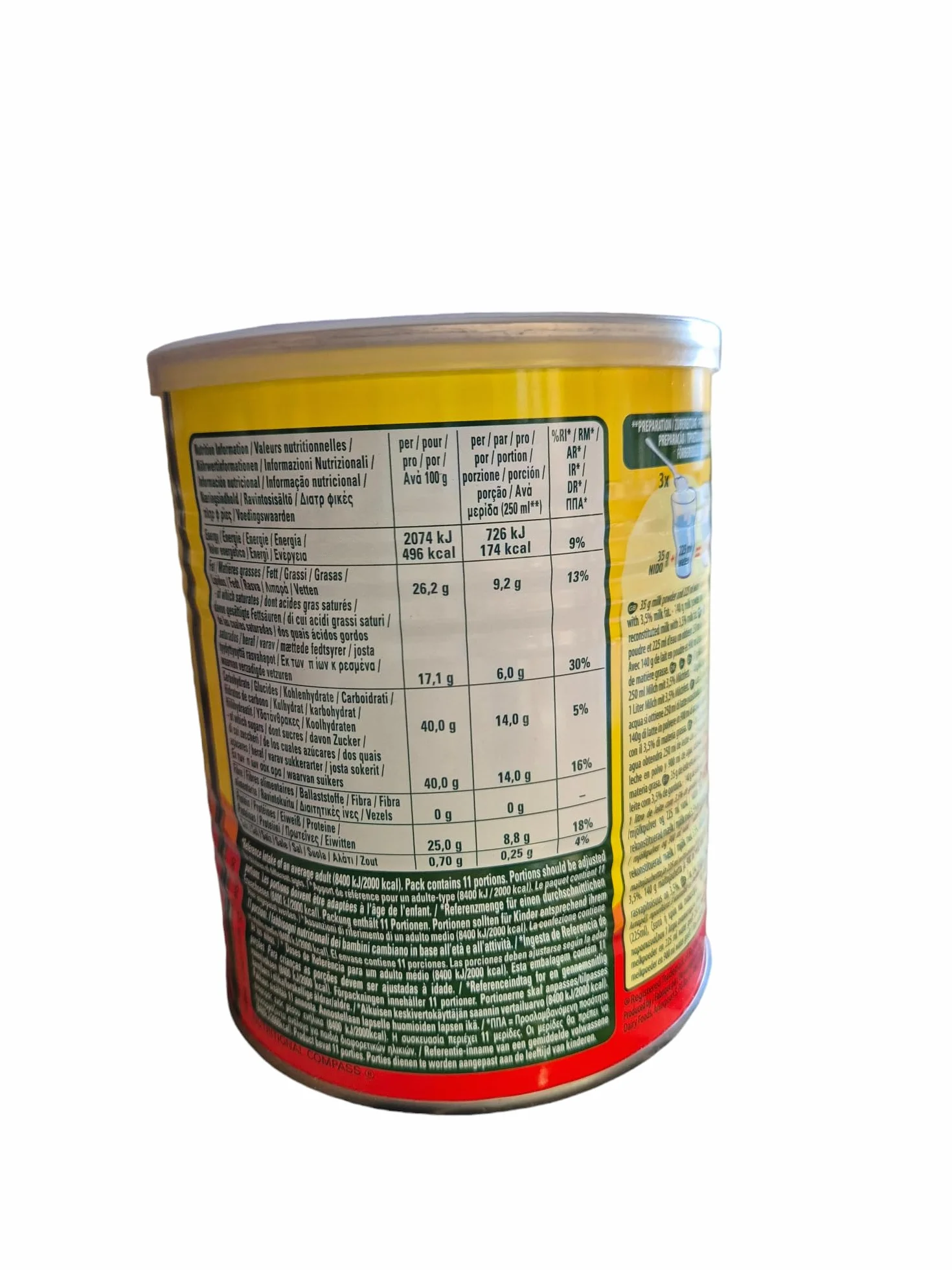 Minafood Zestaw 2 x NIDO Mleko w Proszku 400 g
