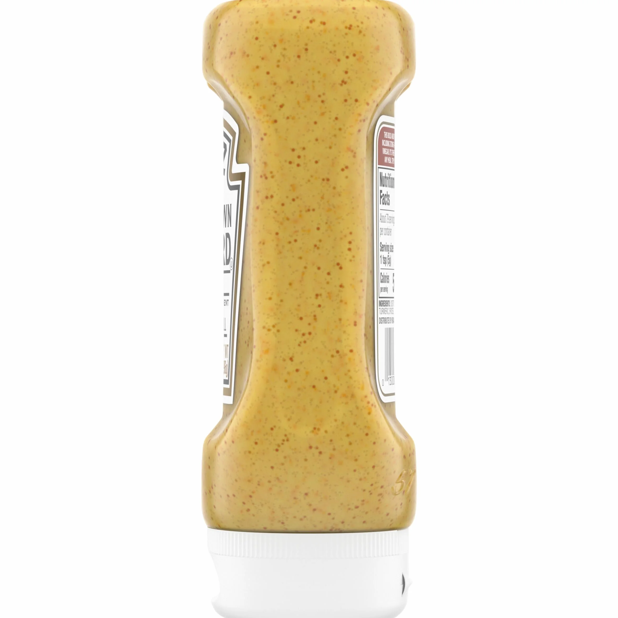 Heinz 100% Natural Spicy Brown Mustard (14 oz Bottle)
