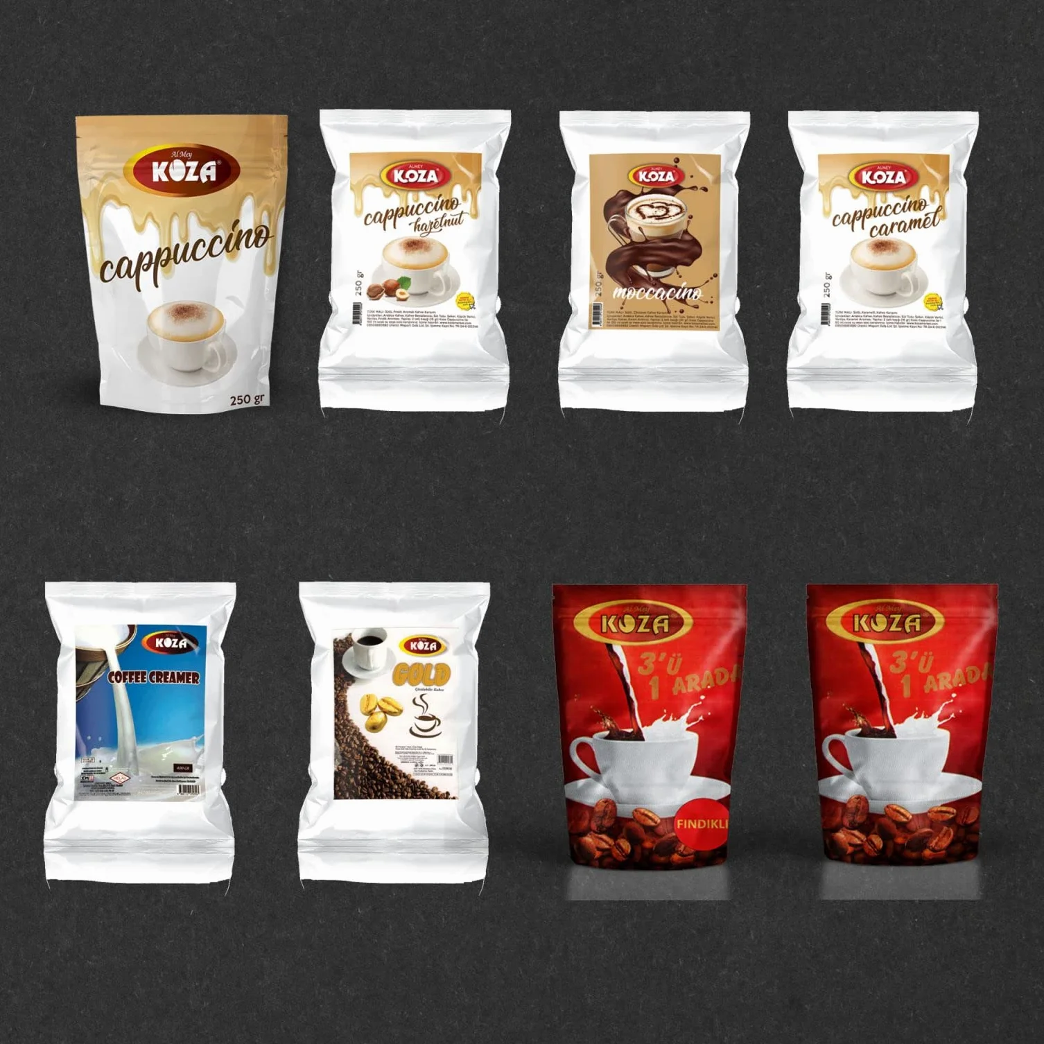 KOZA Cytryna Instant w proszku w woreczku 300 g | proszek na gorące lub zimne napoje | turecka herbata | herbata cytrynowa | Cay | Oralet