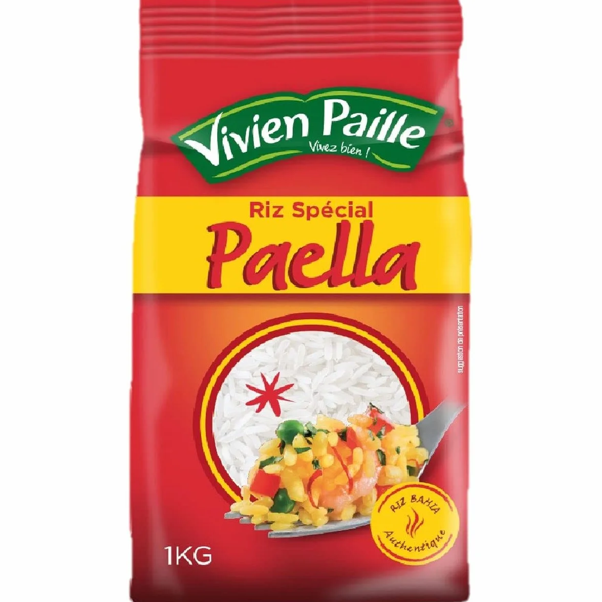 3 sztuki *** VIVIEN PAILLE ryż specjalnie do paelli, 1 kg