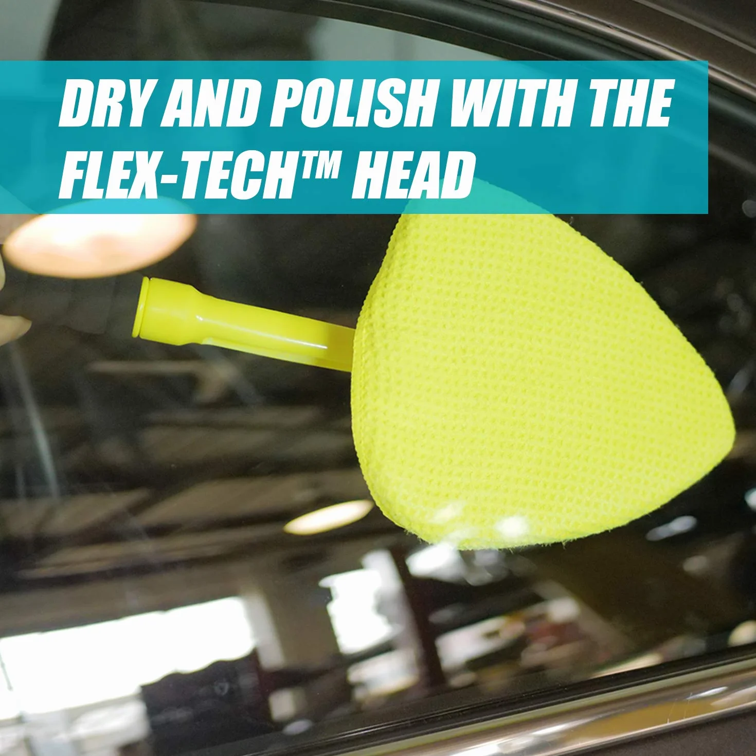 Invisible Glass 95164 Reach and Clean Tool Wet-Dry Pro Narzędzie do czyszczenia okien i szyb z wysuwanym uchwytem i ściereczką z mikrofibry
