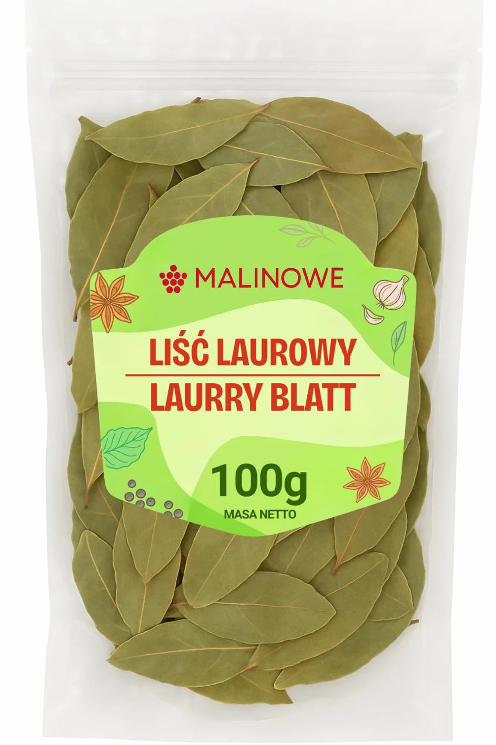 Suszone Liście Laurowe 100g Naturalny Aromatyczny
