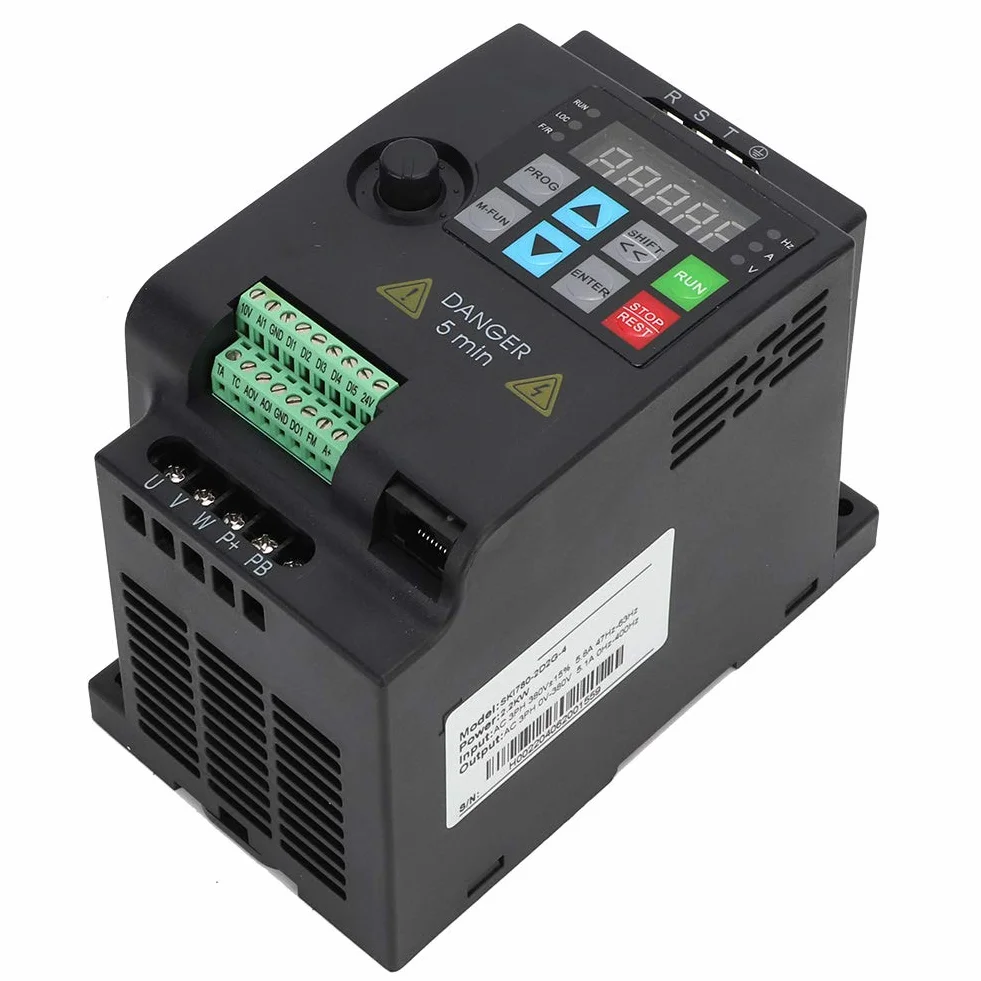 2,2 KW 380 V 3-Fazowy Falownik VFD, Przetwornica CzęStotliwośCi Regulator PręDkośCi Silników AC, Sterowanie PWM (SKI780-2D2G-4) Falownik o Zmiennej CzęStotliwośCi
