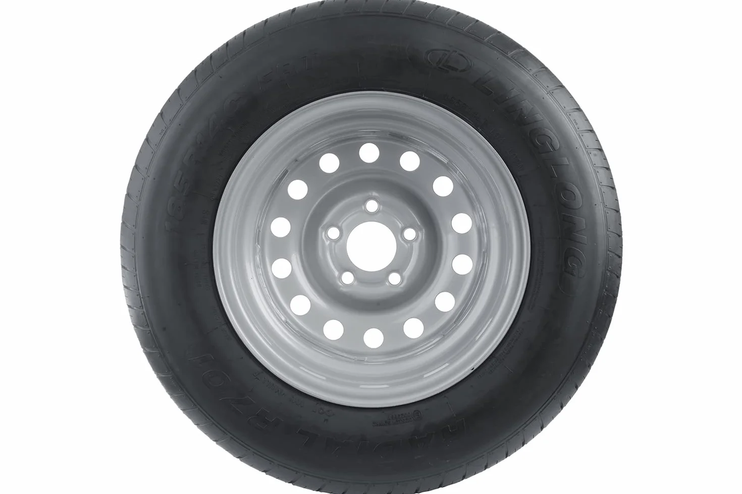 Kompletne koło do przyczepy 185/80 R14C 104/102N LINGLONG, opony z felgą 5,5Jx14 H2 5x112 ET30 UNITRAILER 14 cali wzmocnione