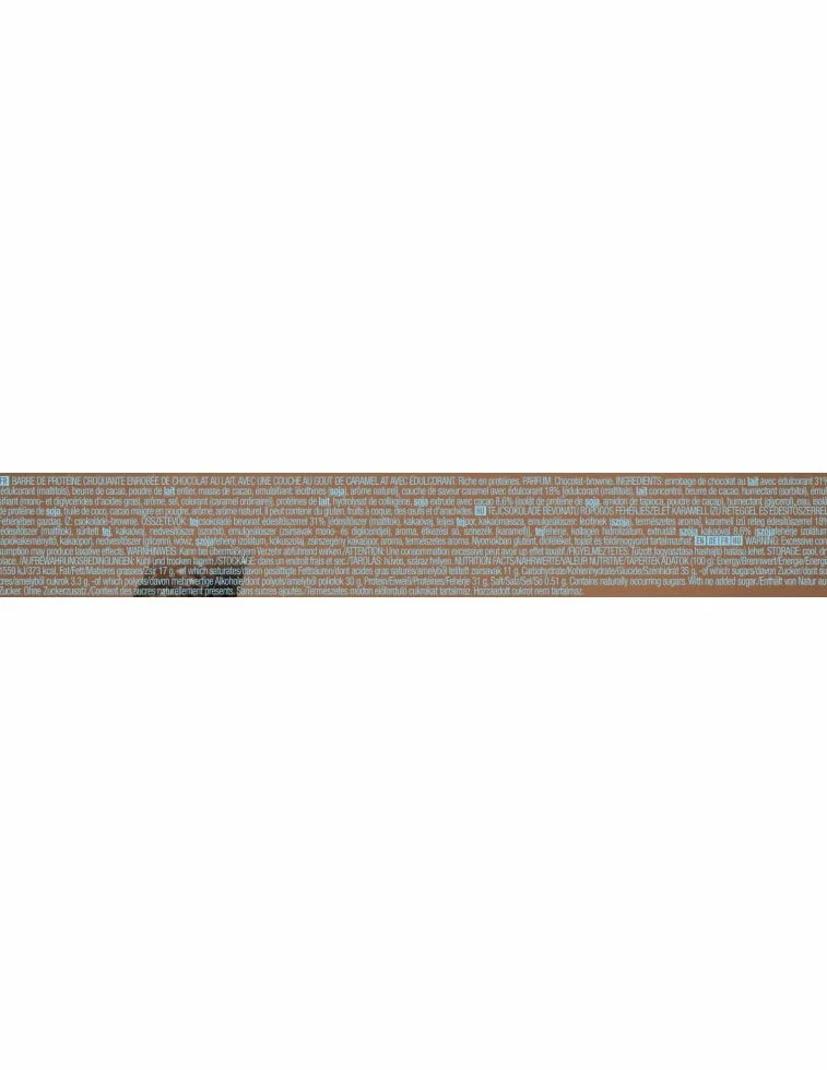 BioTechUSA Crush Bar, Baton z dużą ilością białka z chrupiącą polewą czekoladową, 12x64g, ciasteczka czekoladowego