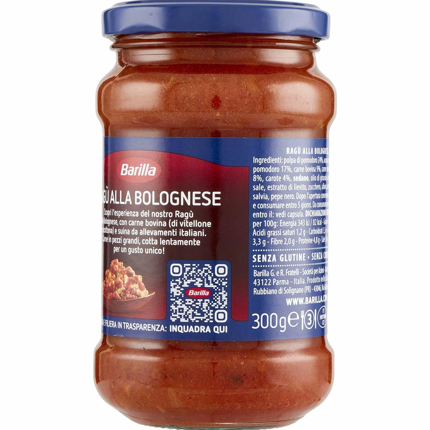 Sos ragu alla bolognese 300g - Barilla na rynek włoski sos boloński mięsny