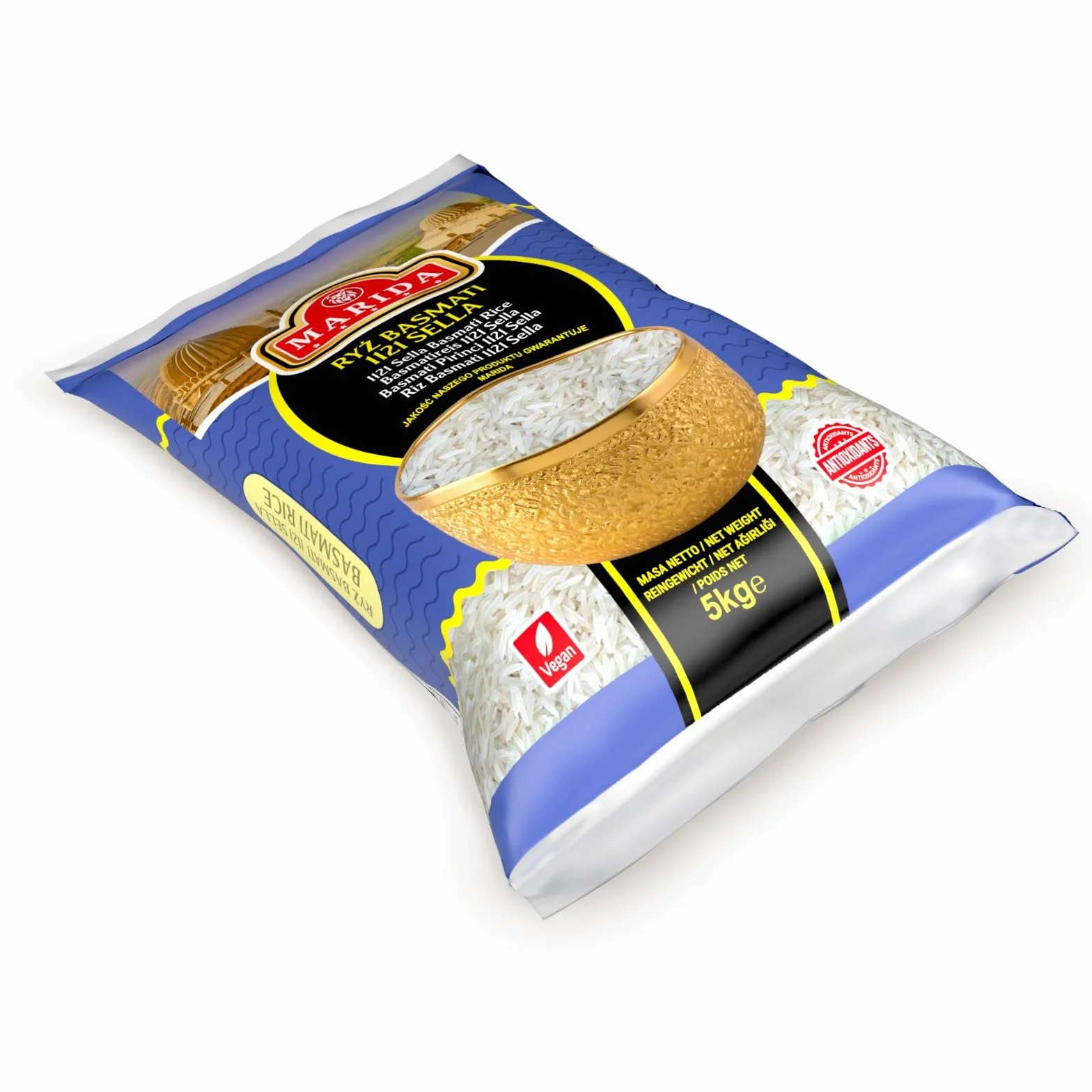 Marida Ryż Basmati 1121 Sella Długoziarnisty Aromatyczny 5 kg