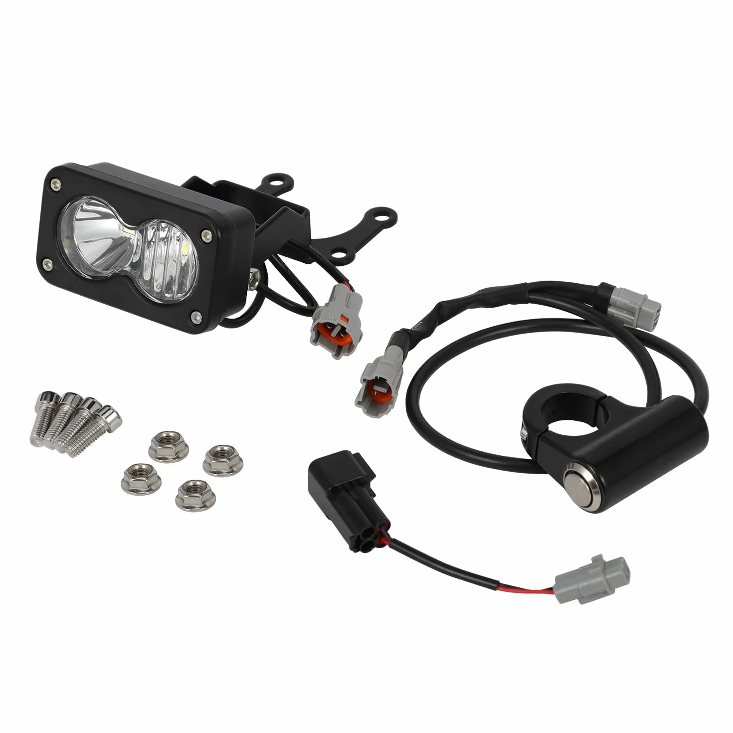 Reflektory motocyklowe Dirt Bike przednie światła do Surron Light Bee X/S L1e z przełącznikiem Surron, białe światło