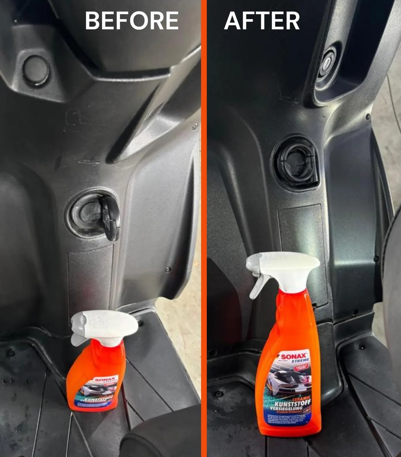 SONAX Xtreme Ceramic Ochrona z tworzywa sztucznego (750 ML) Trwała ochrona do zewnętrznych tworzyw sztucznych | Nr ref: 02264000
