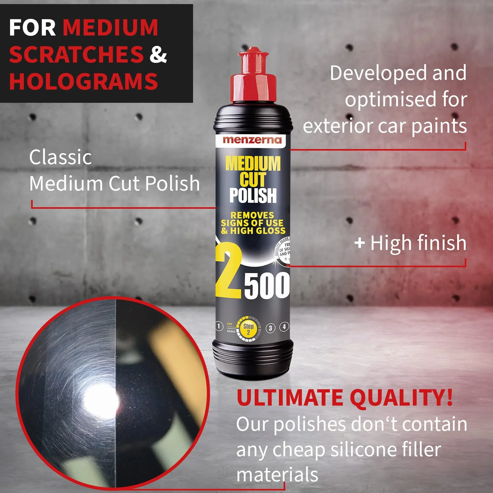 menzerna Allroundpolitur Medium Cut Polish 2500