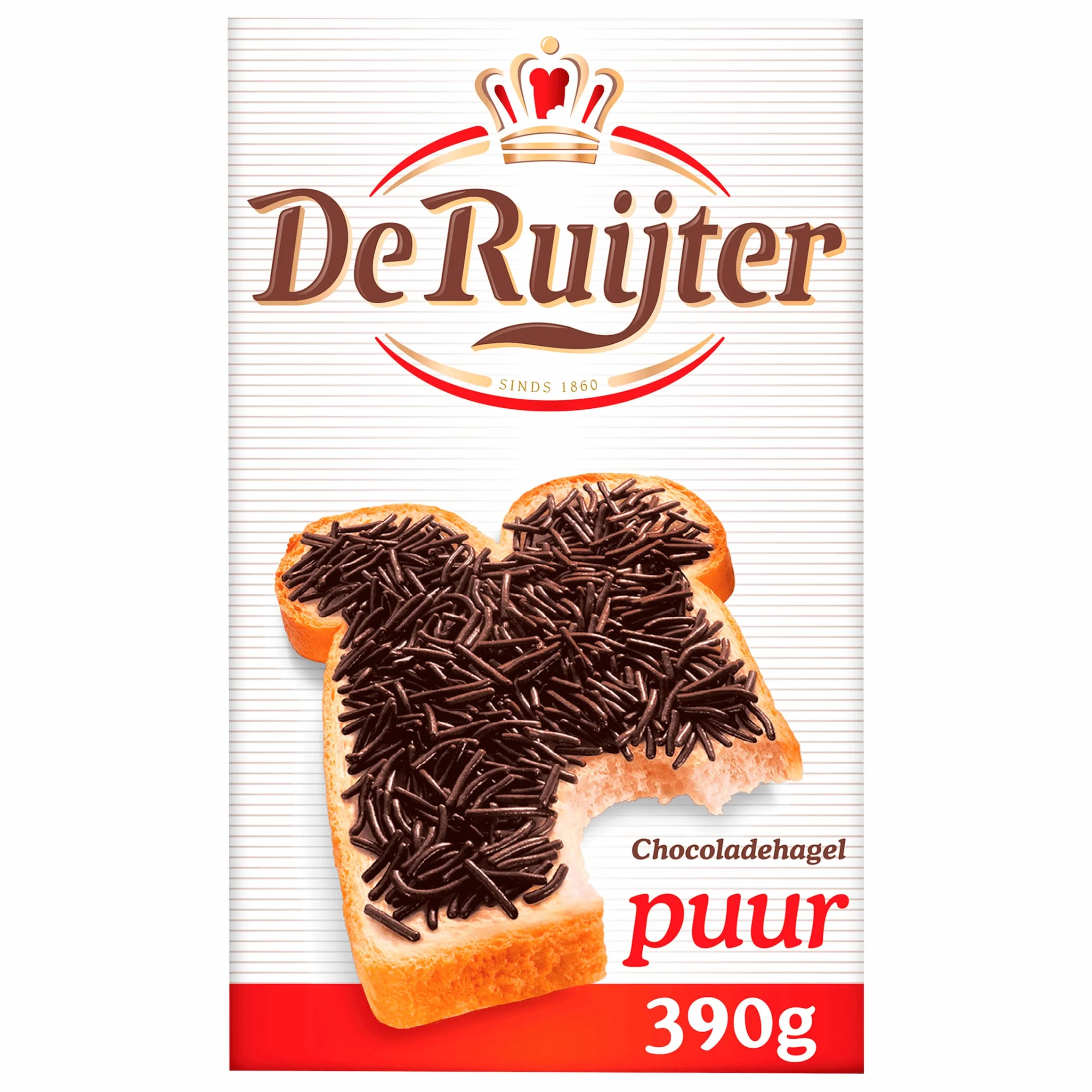 De Ruijter Hagelslag delikatna gorzka czekoladowa posypka 380 g