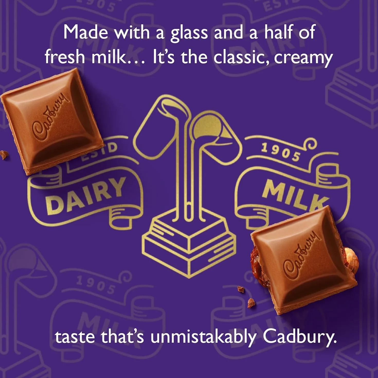 Cadbury Dairy Milk Chocolate Chunks kalendarz adwentowy, 258 g