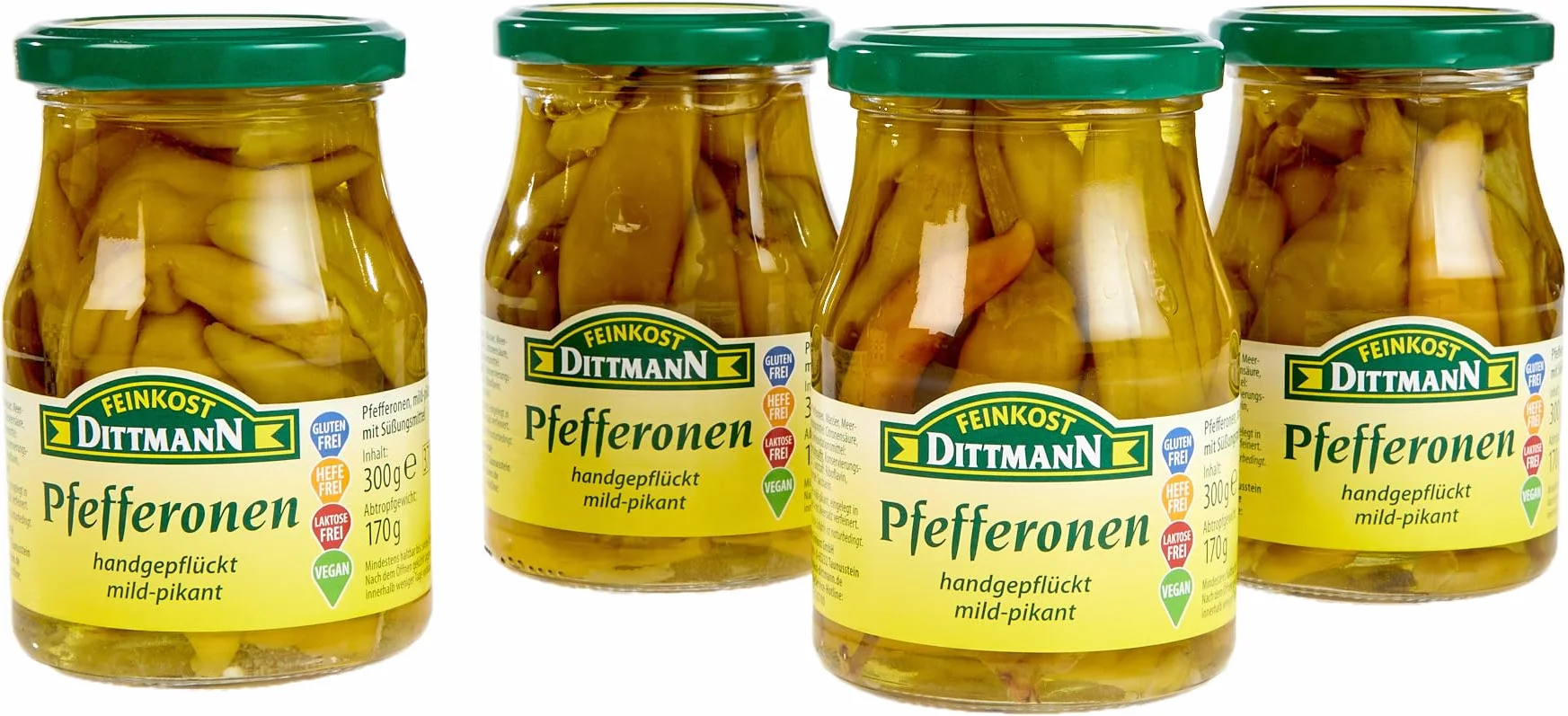 Feinkost Dittmann Jony pieprzowe łagodne pikantne, 4 szt. (4 x 300 g)