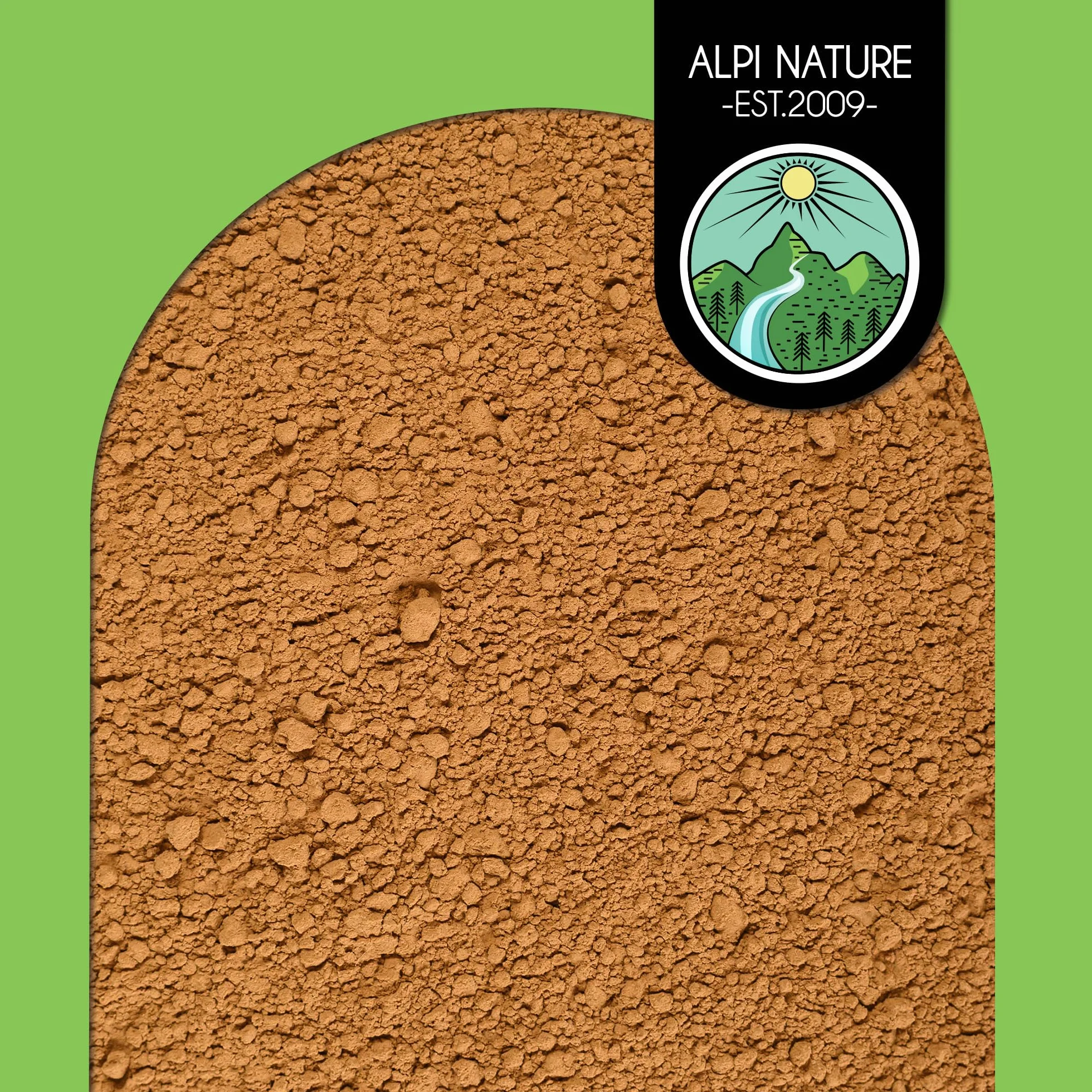 Alpi Nature Ekologiczny Proszek z Karobu 250g, Mielone Strąki Karobu, Naturalny Słodzik do Pieczenia