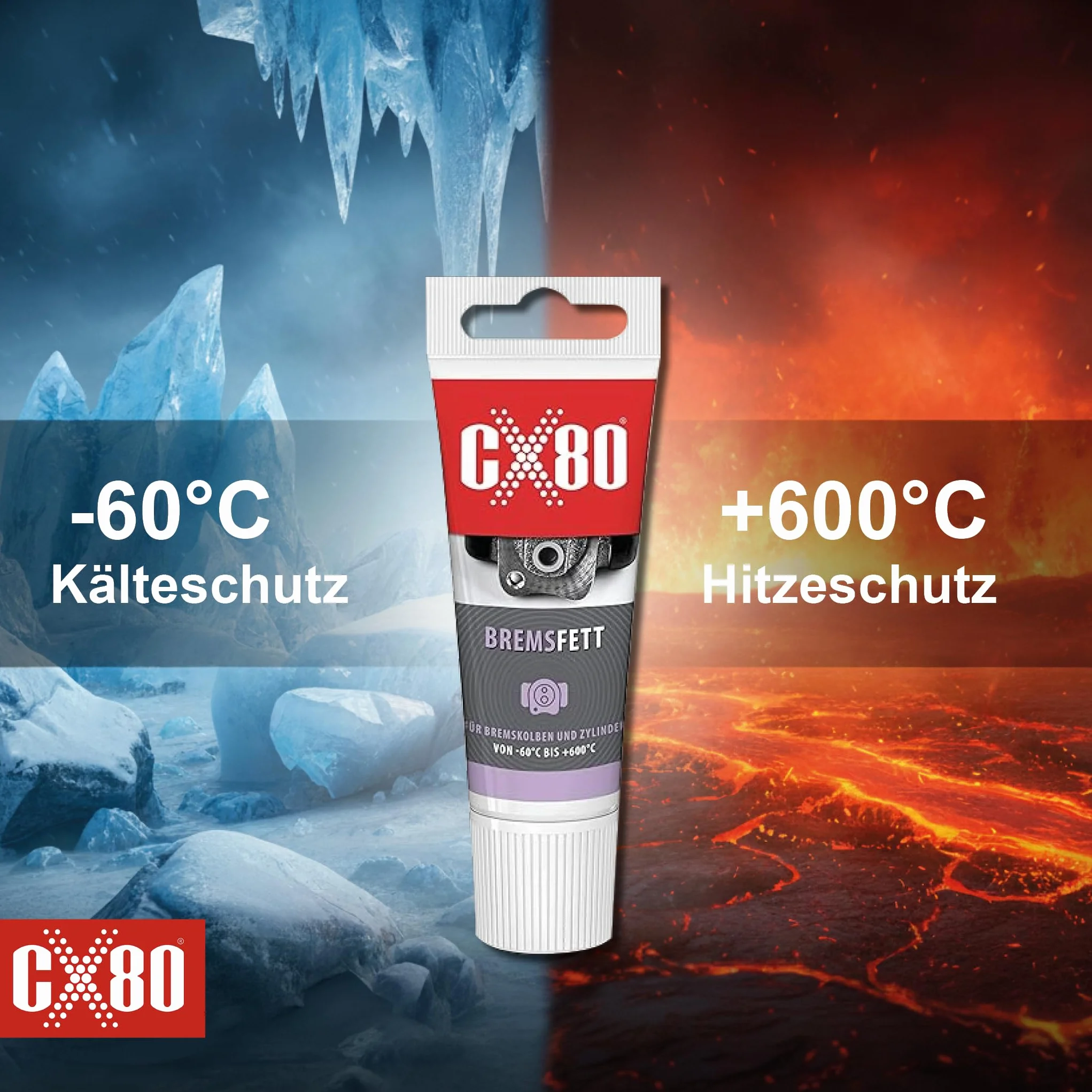 Smar do tłoków hamulcowych CX80 kompatybilny z DOT 3, 4, 5.1 - Antykorozyjny -60°C do +260°C 40g